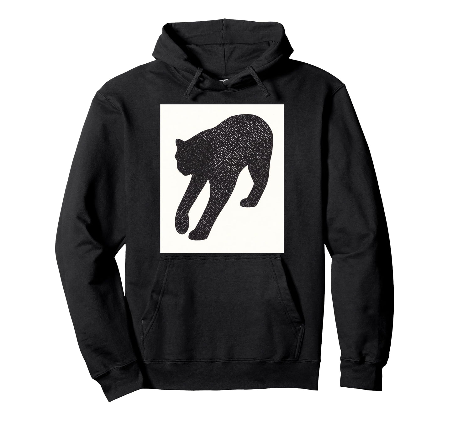 Trendy Tops Panther Black Art Hoodie - Trendy Graphic for Adults - T-Shirt, Sweatshirt, Hoodie