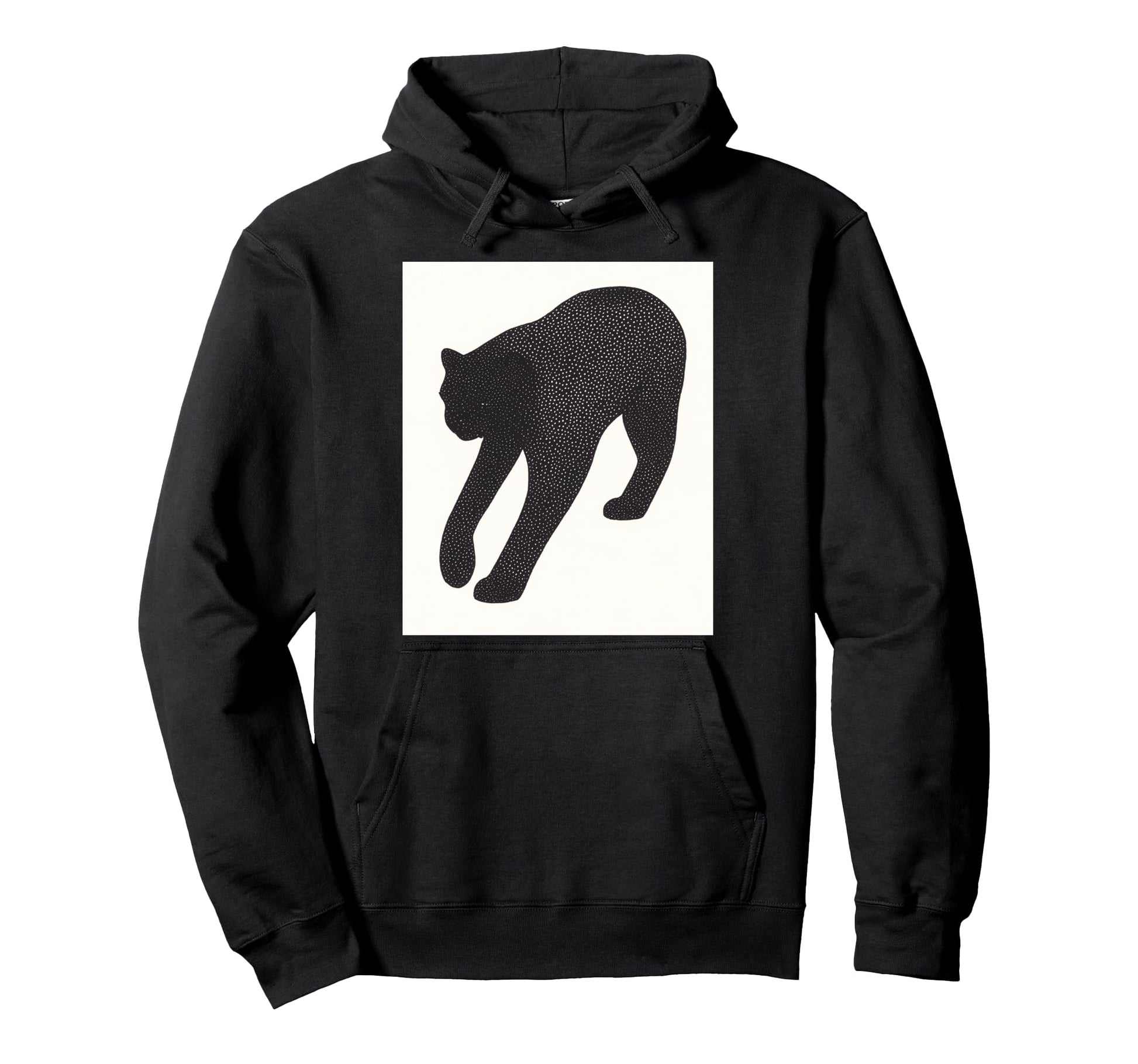 Trendy Tops Panther Black Art Hoodie - Trendy Graphic for Adults - T-Shirt, Sweatshirt, Hoodie
