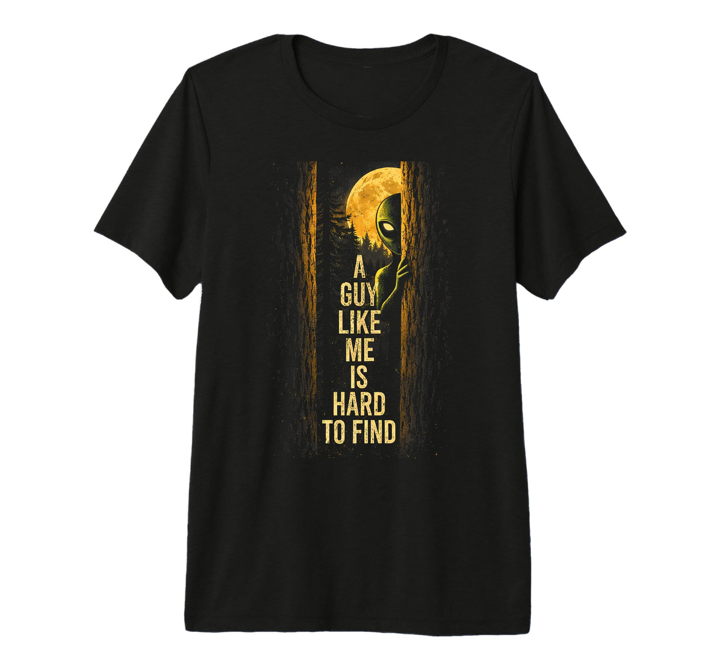 Funny Alien Sunset Forest Sci Fi Tri T-Shirt - Novelty Apparel Men Women - T-Shirt, Sweatshirt, Hoodie