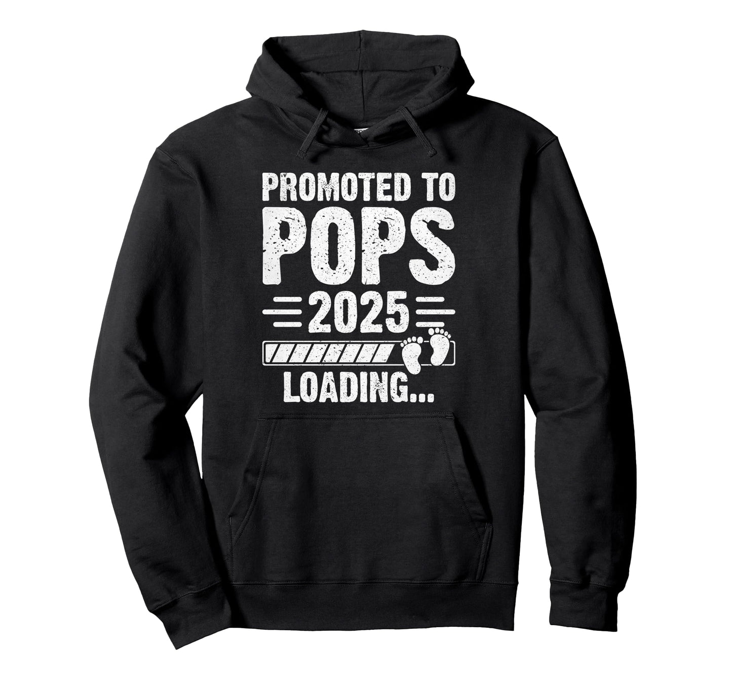 Promoted To Pops Est 2025 Fathers Day Hoodie - Trendy Graphic Men Women - T-Shirt, Sweatshirt, Hoodie
