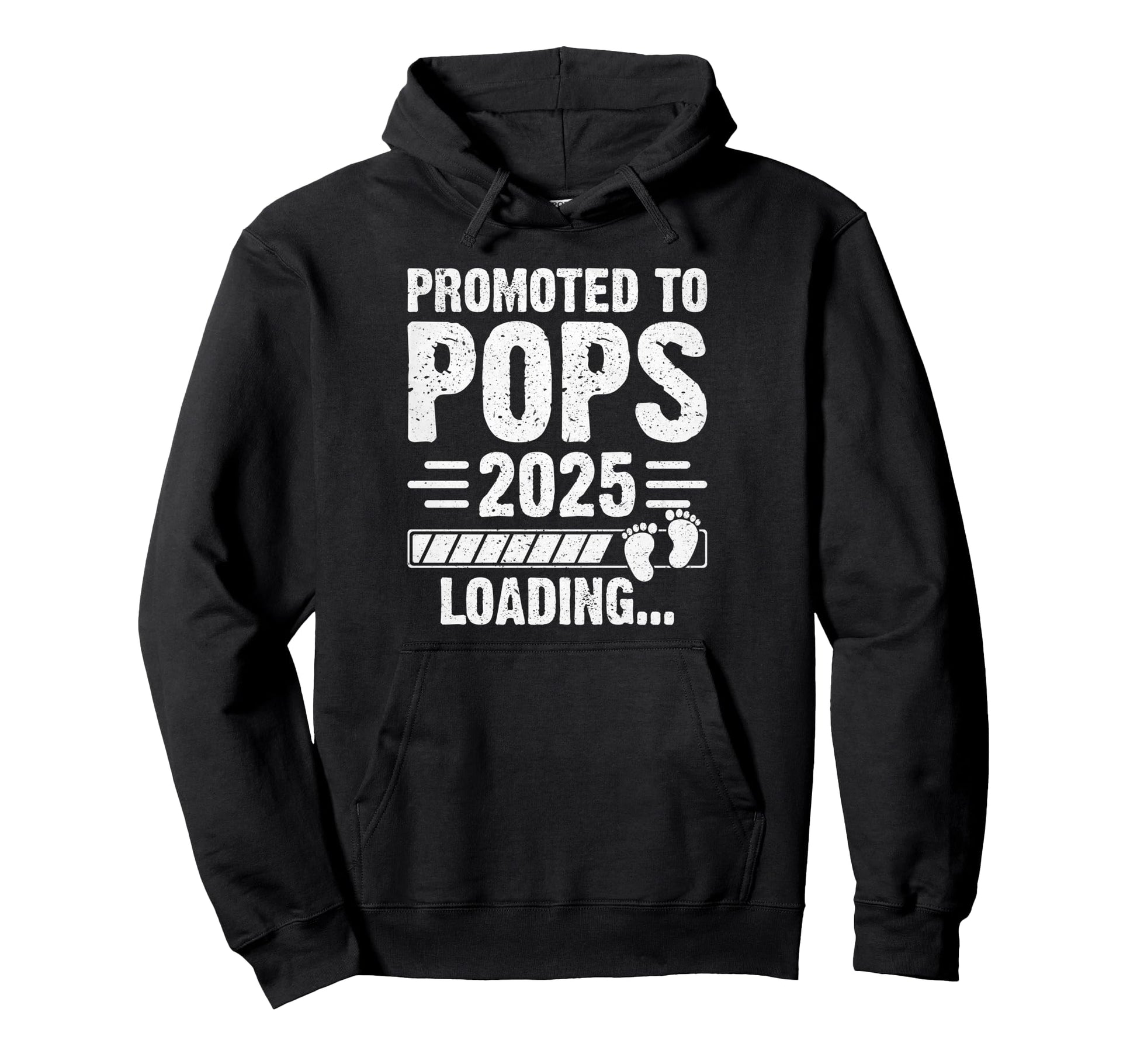 Promoted To Pops Est 2025 Fathers Day Hoodie - Trendy Graphic Men Women - T-Shirt, Sweatshirt, Hoodie