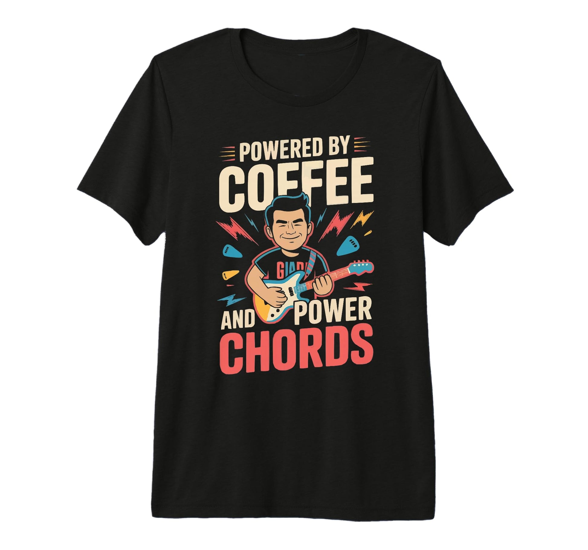 Guitarist Dad Guitar Player Daddy T-Shirt - Graphic Print Men Women - T-Shirt, Sweatshirt, Hoodie