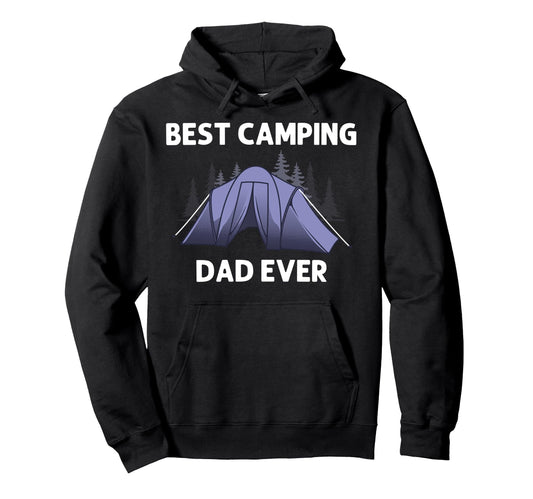 Camping Dad Father Camper Rv Tent Hiking Hoodie - Aesthetic Graphic Unisex - T-Shirt, Sweatshirt, Hoodie