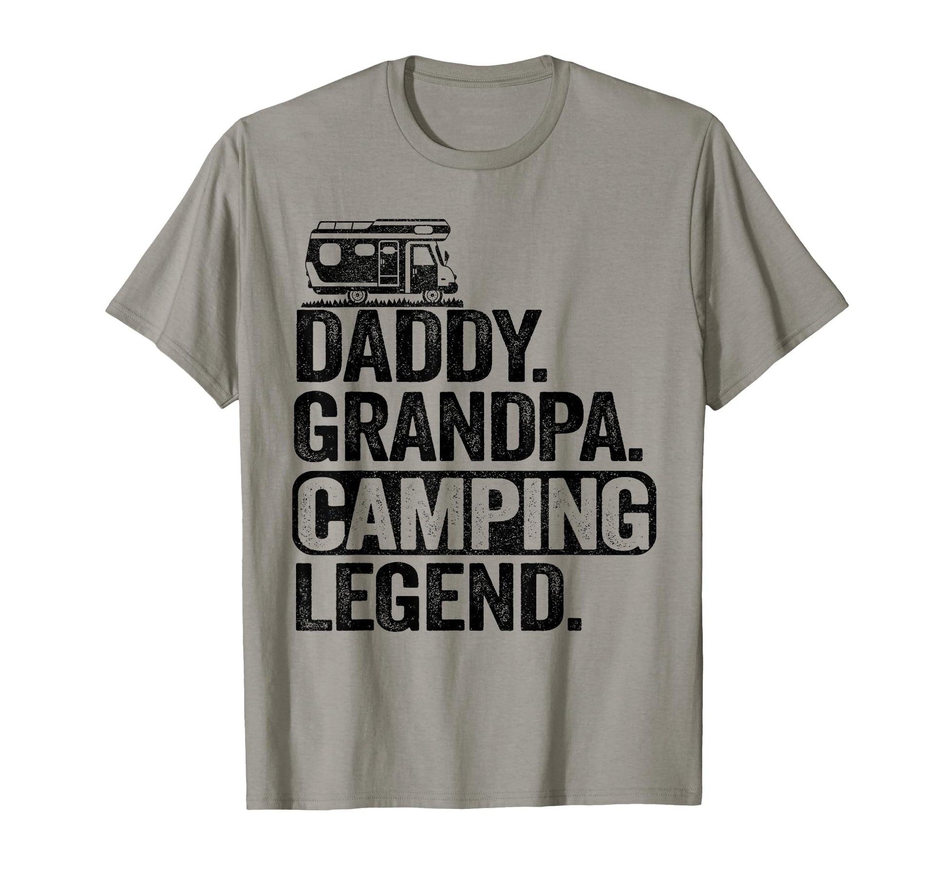 Daddy Grandpa Camping Legend Rv Captain T-Shirt - Aesthetic Graphic Unisex - T-Shirt, Sweatshirt, Hoodie