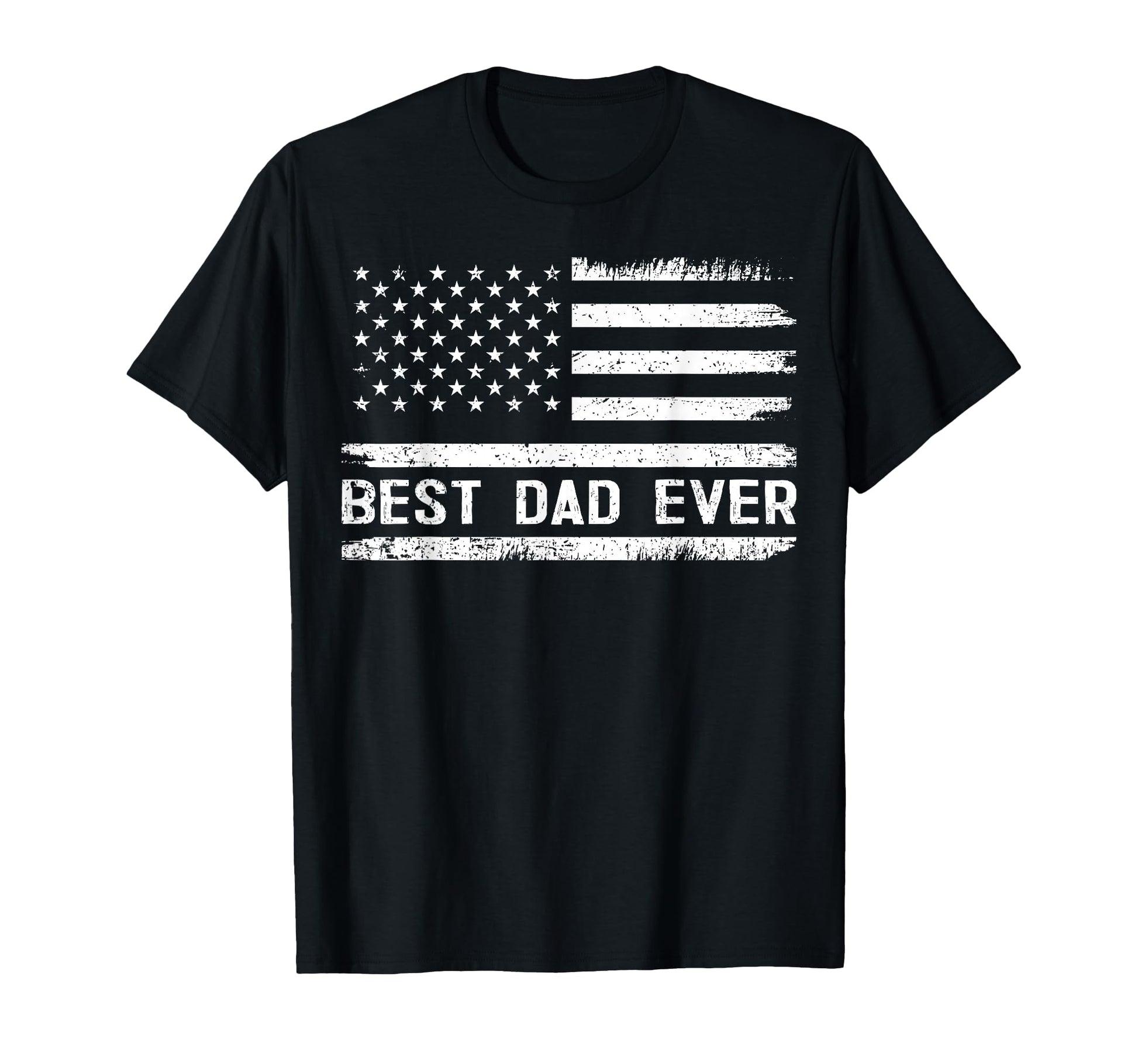 Best Dad Ever Us American Flag Gifts T-Shirt - Trendy Graphic for Adults - T-Shirt, Sweatshirt, Hoodie