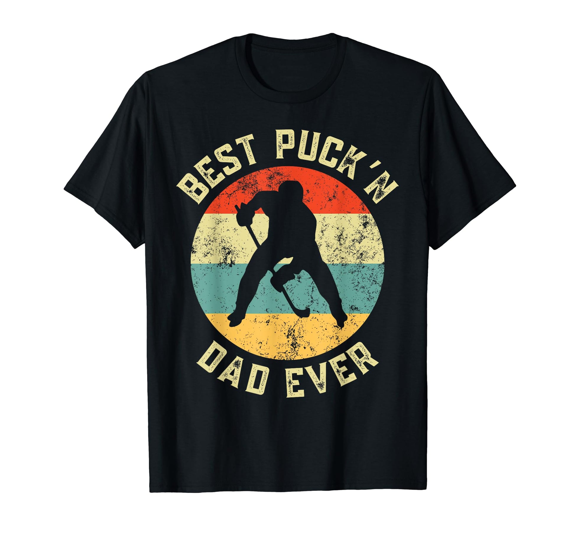 Best Puckn Dad Ever Hockey T-Shirt - Graphic Print Men Women - T-Shirt, Sweatshirt, Hoodie