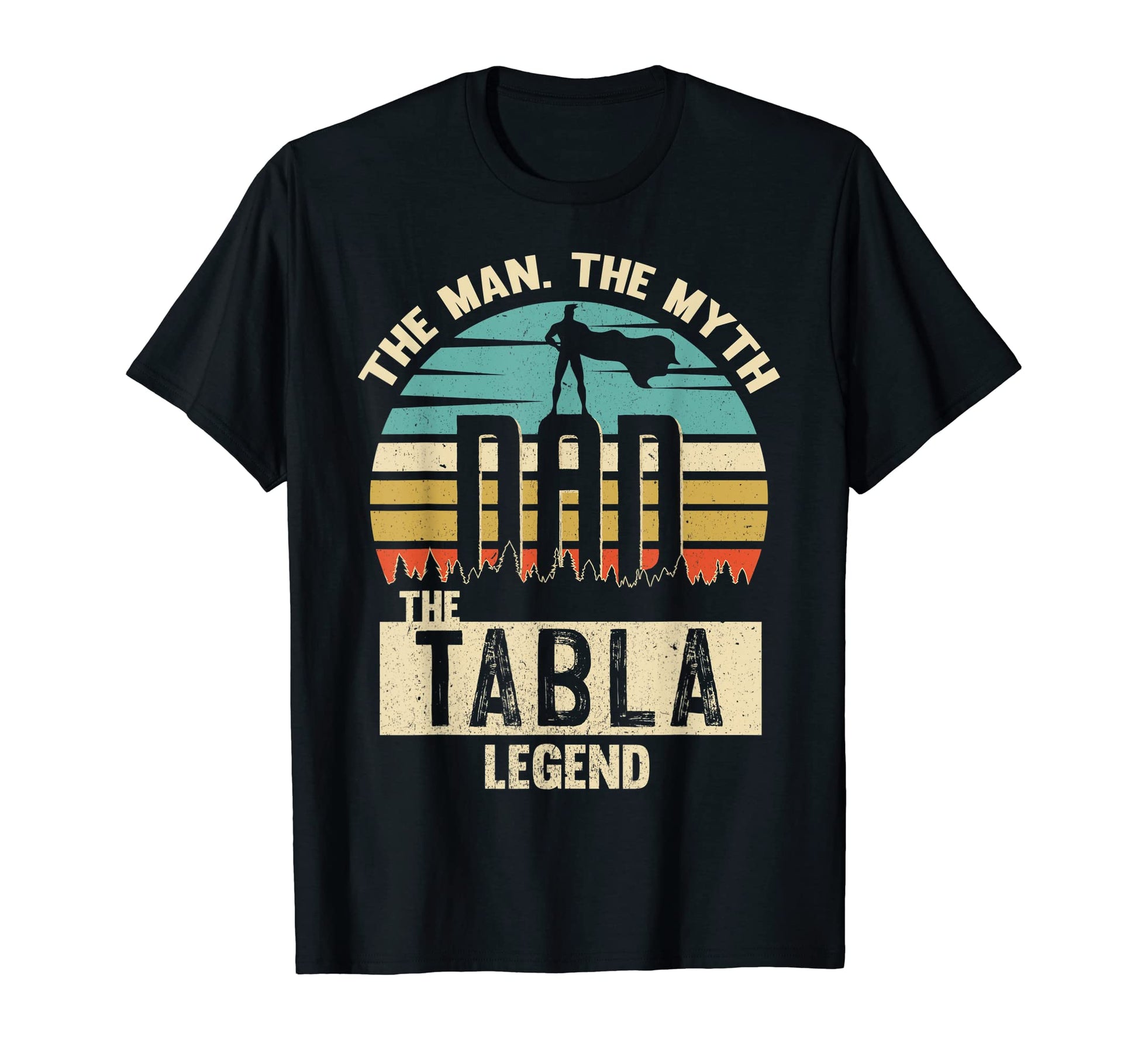 Myth Legend Dad Tabla T-Shirt - Minimalist Print Men Women - T-Shirt, Sweatshirt, Hoodie