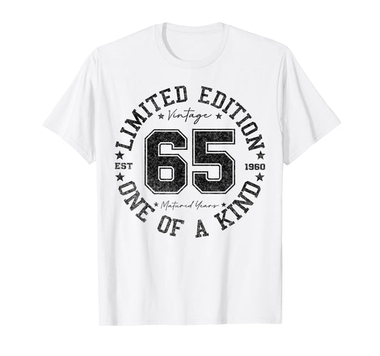 65 Year Old Gifts 1960 65Th Birthday T-Shirt - Novelty Apparel Unisex - T-Shirt, Sweatshirt, Hoodie