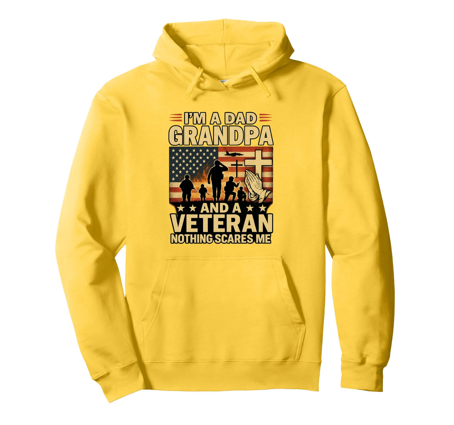 Im Dad Gramdpa Veteran Papa Fathers Day Hoodie - Trendy Graphic Unisex - T-Shirt, Sweatshirt, Hoodie