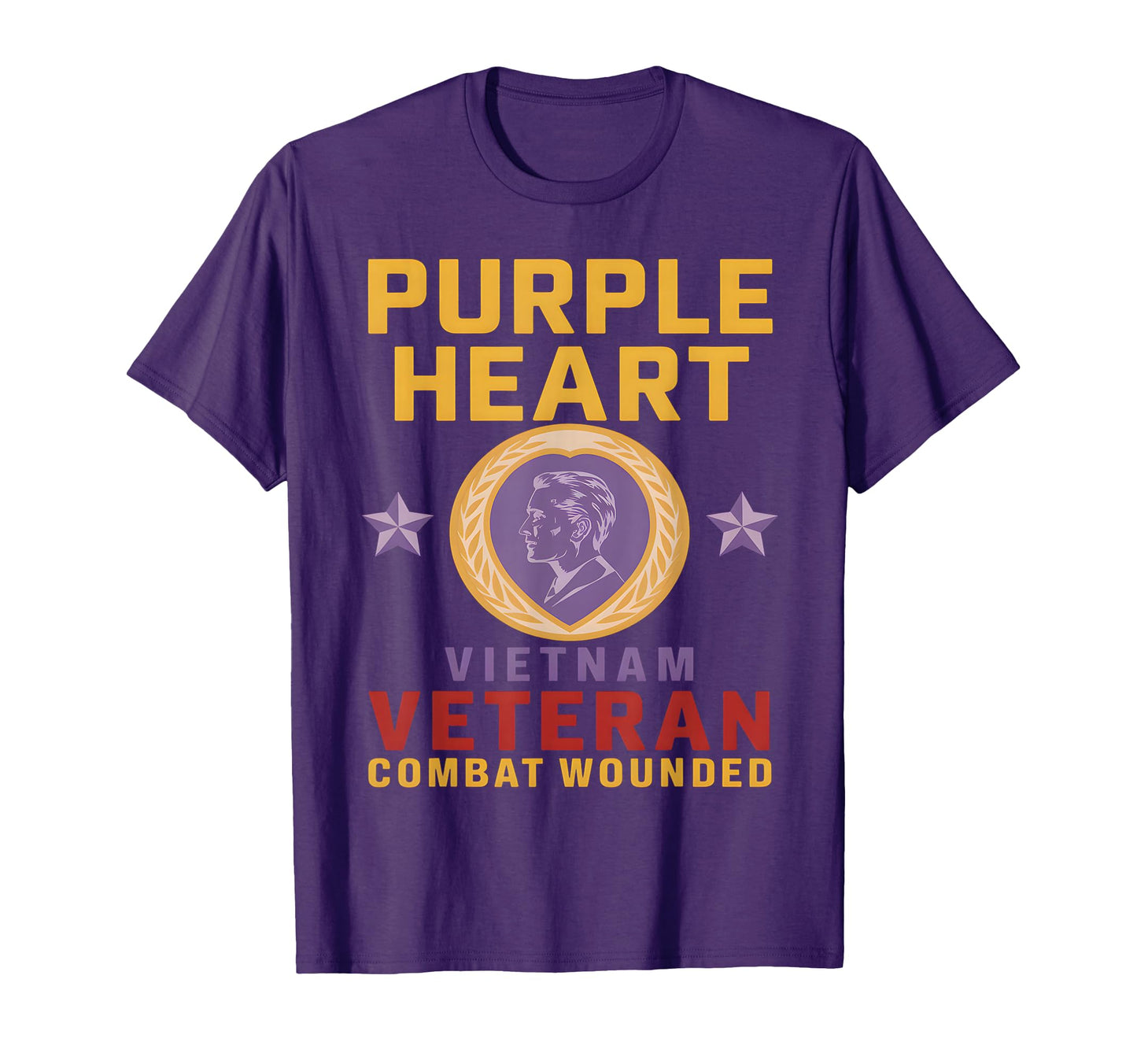 Purple Heart Vietnam Veteran Combat T-Shirt - Novelty Apparel Men Women - T-Shirt, Sweatshirt, Hoodie