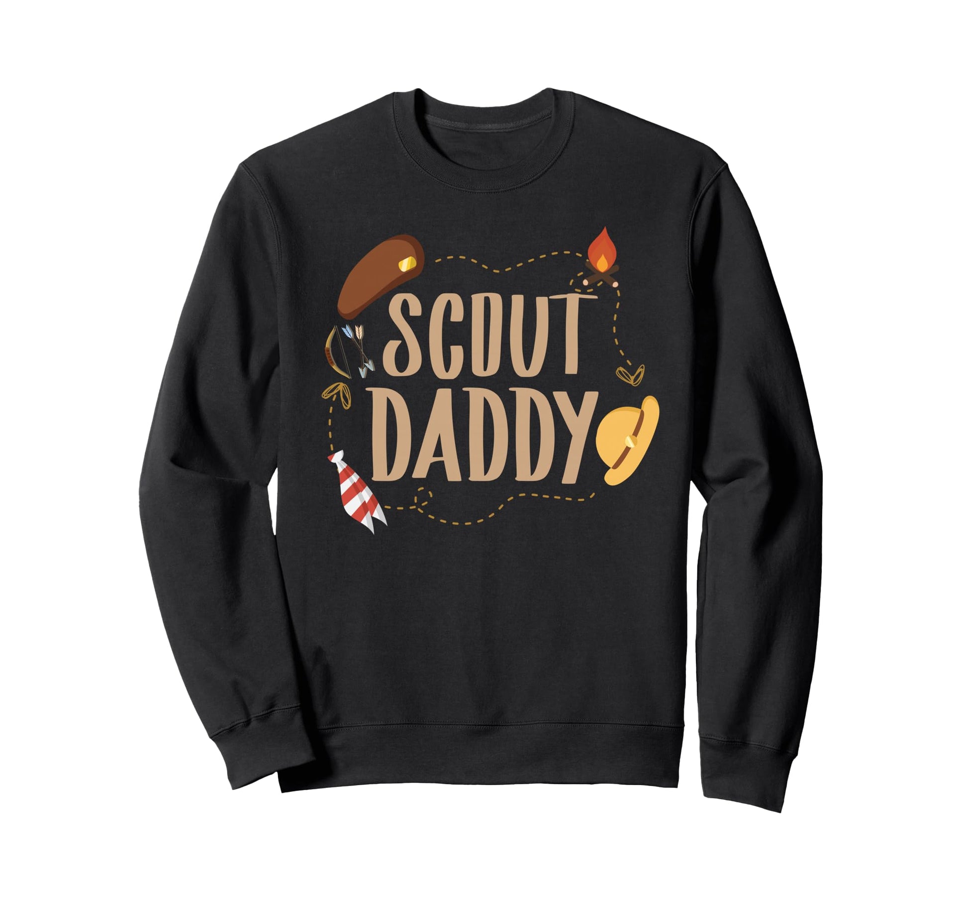 Scout Daddy Matching Camping Scout Sweatshirt - Custom Art Print Men Women - T-Shirt, Sweatshirt, Hoodie