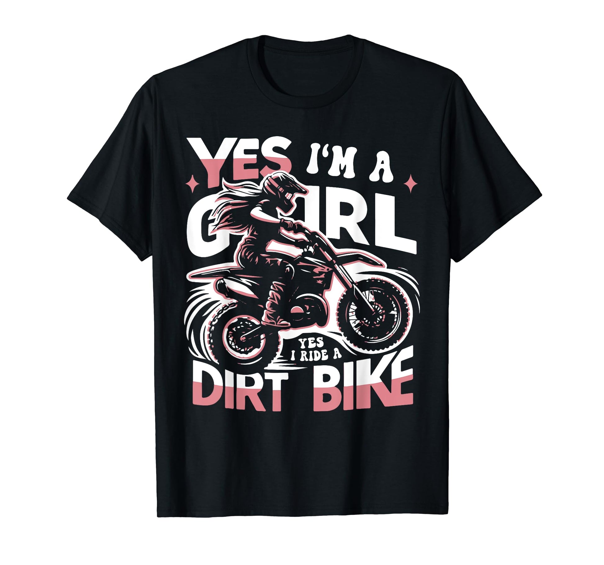 Yes Im Yes I Ride Dirt Bike Funny T-Shirt - Casual Everyday Wear Unisex - T-Shirt, Sweatshirt, Hoodie