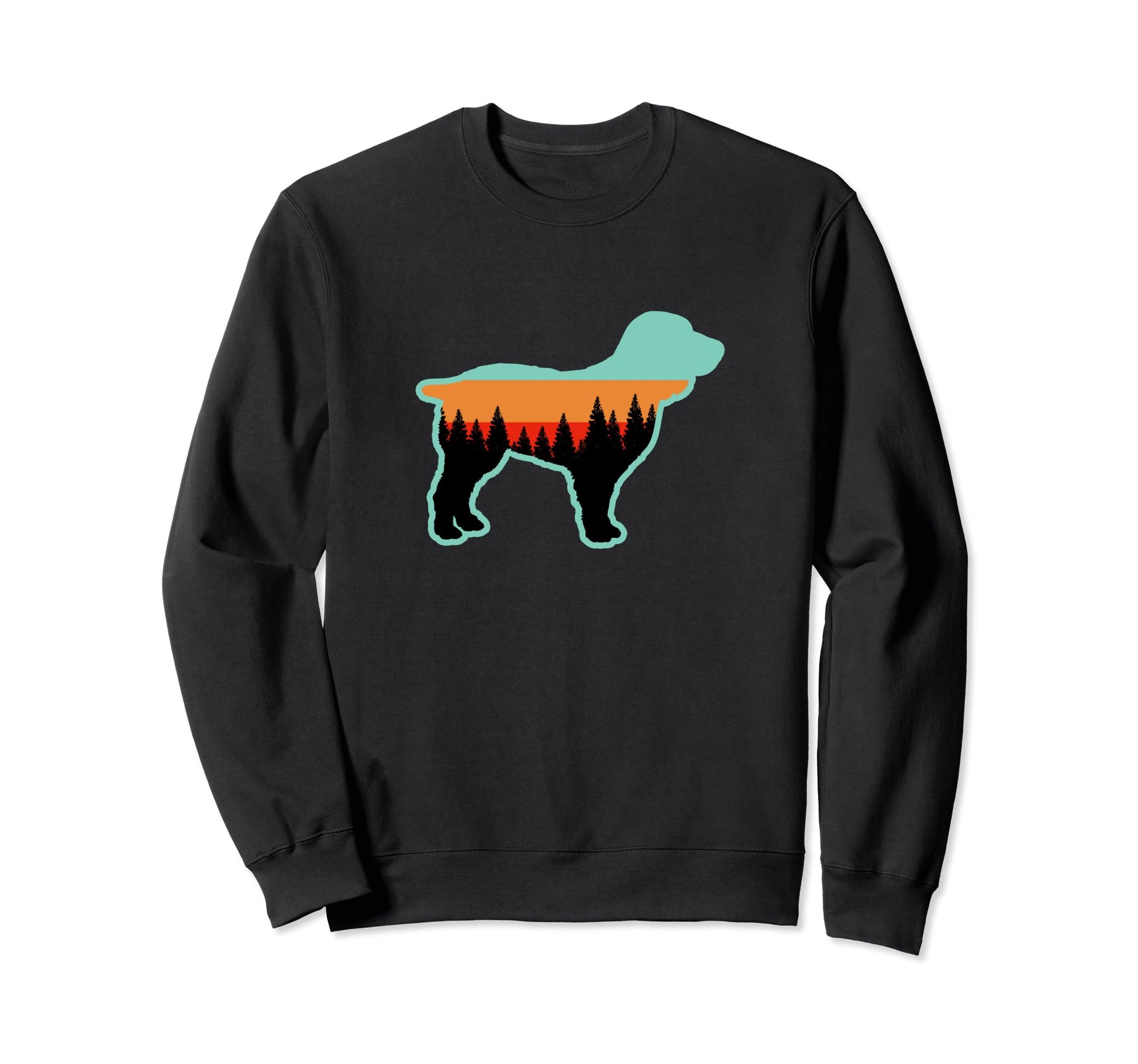 Boykin Dog Forest Sky Hiking Gift Sweatshirt - Streetwear Style Unisex - T-Shirt, Sweatshirt, Hoodie