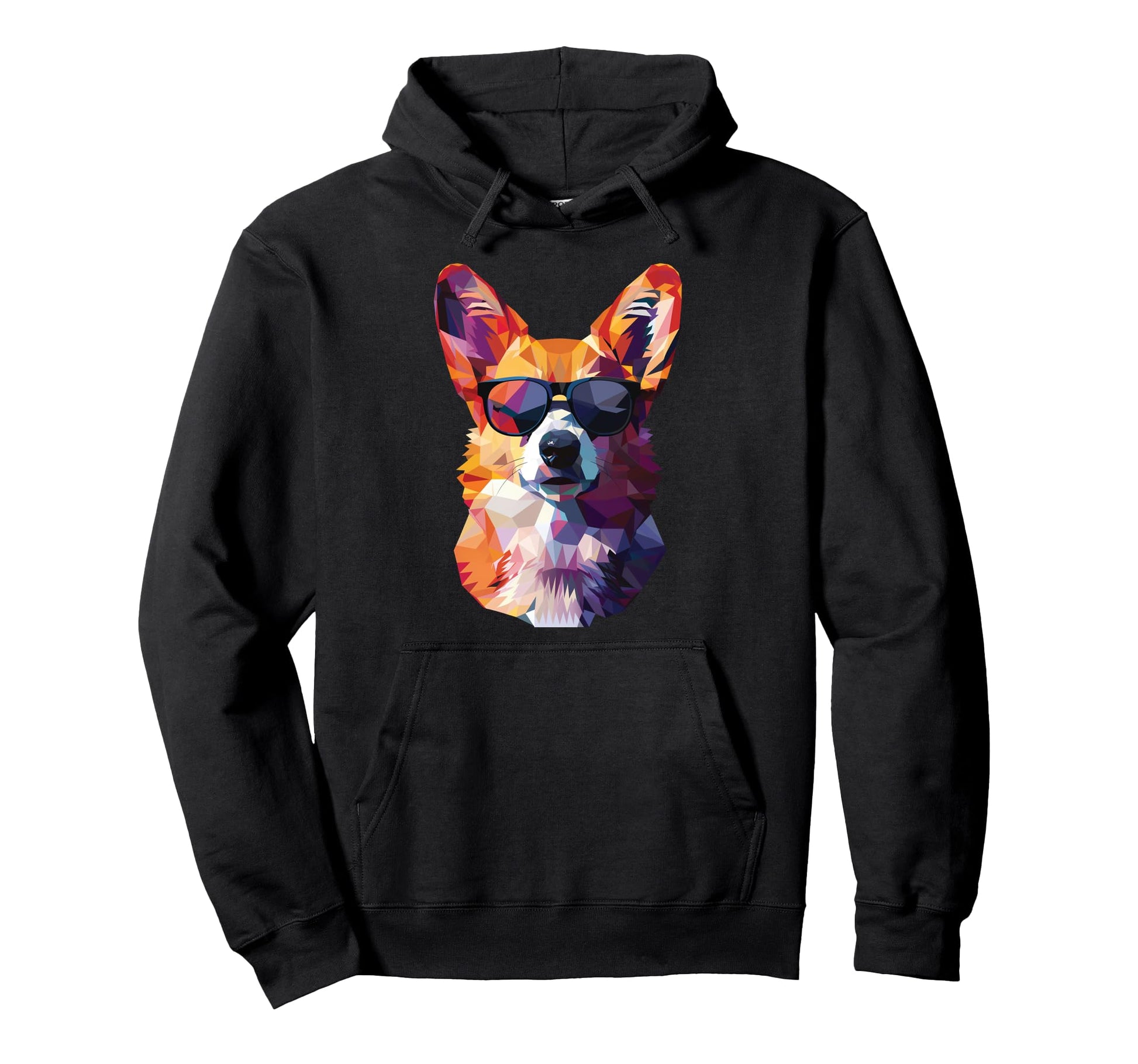 Dog Dad Mom Sunglasses Pembroke Welsh Corgi Hoodie - Graphic Print Unisex - T-Shirt, Sweatshirt, Hoodie