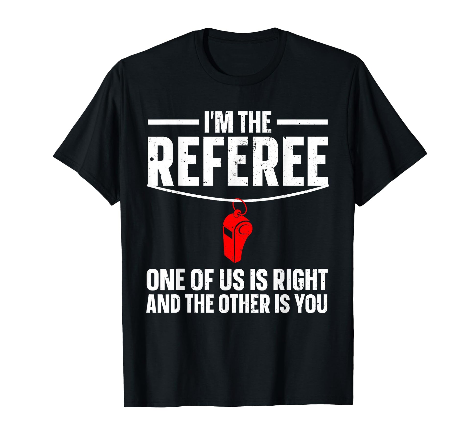 Funny Referee Sports Ref Gag Referee T-Shirt - Minimalist Print Men Women - T-Shirt, Sweatshirt, Hoodie
