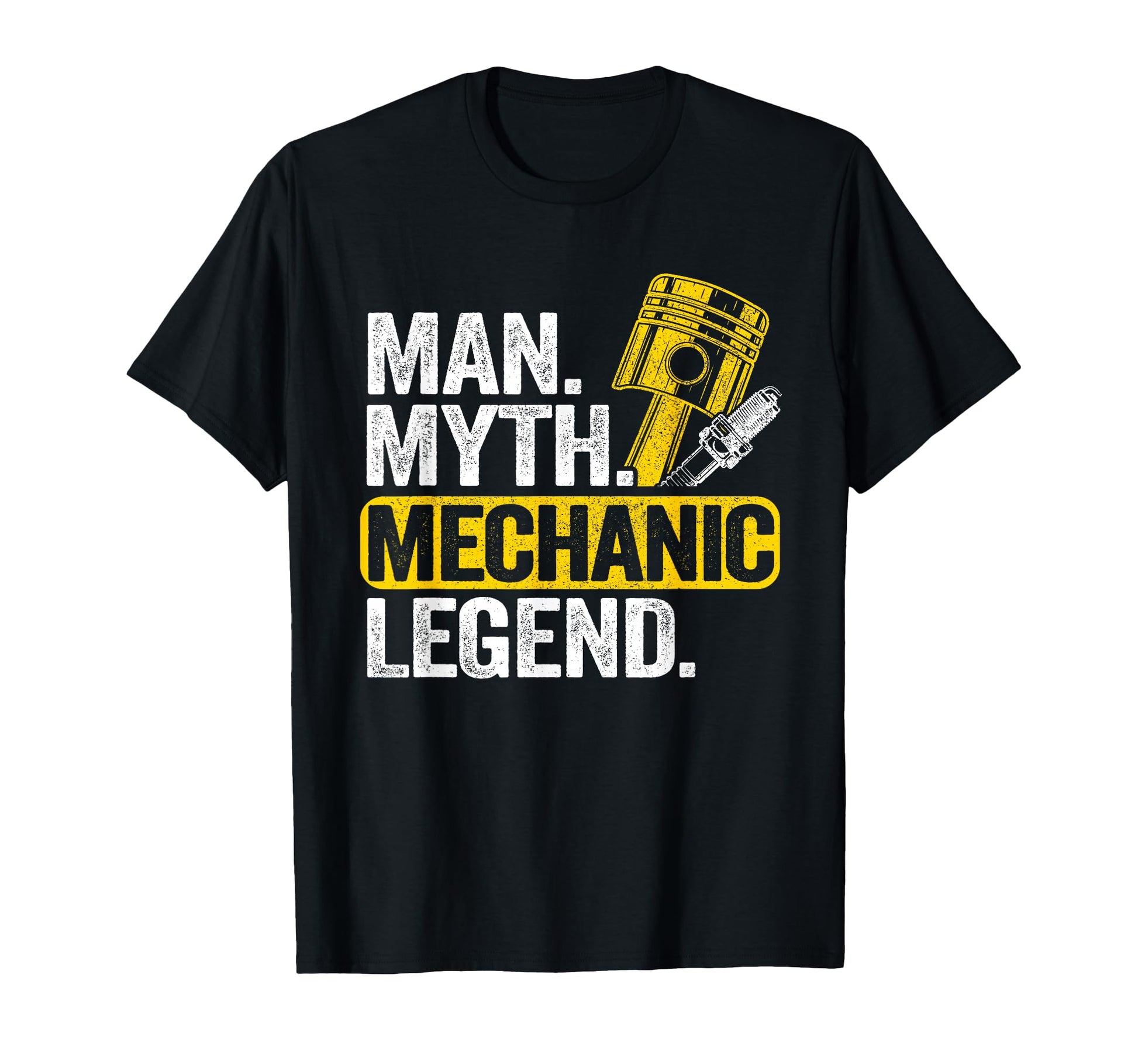 Myth Mechanic Legend Car Guy Garage Dad T-Shirt - Custom Art Print Unisex - T-Shirt, Sweatshirt, Hoodie