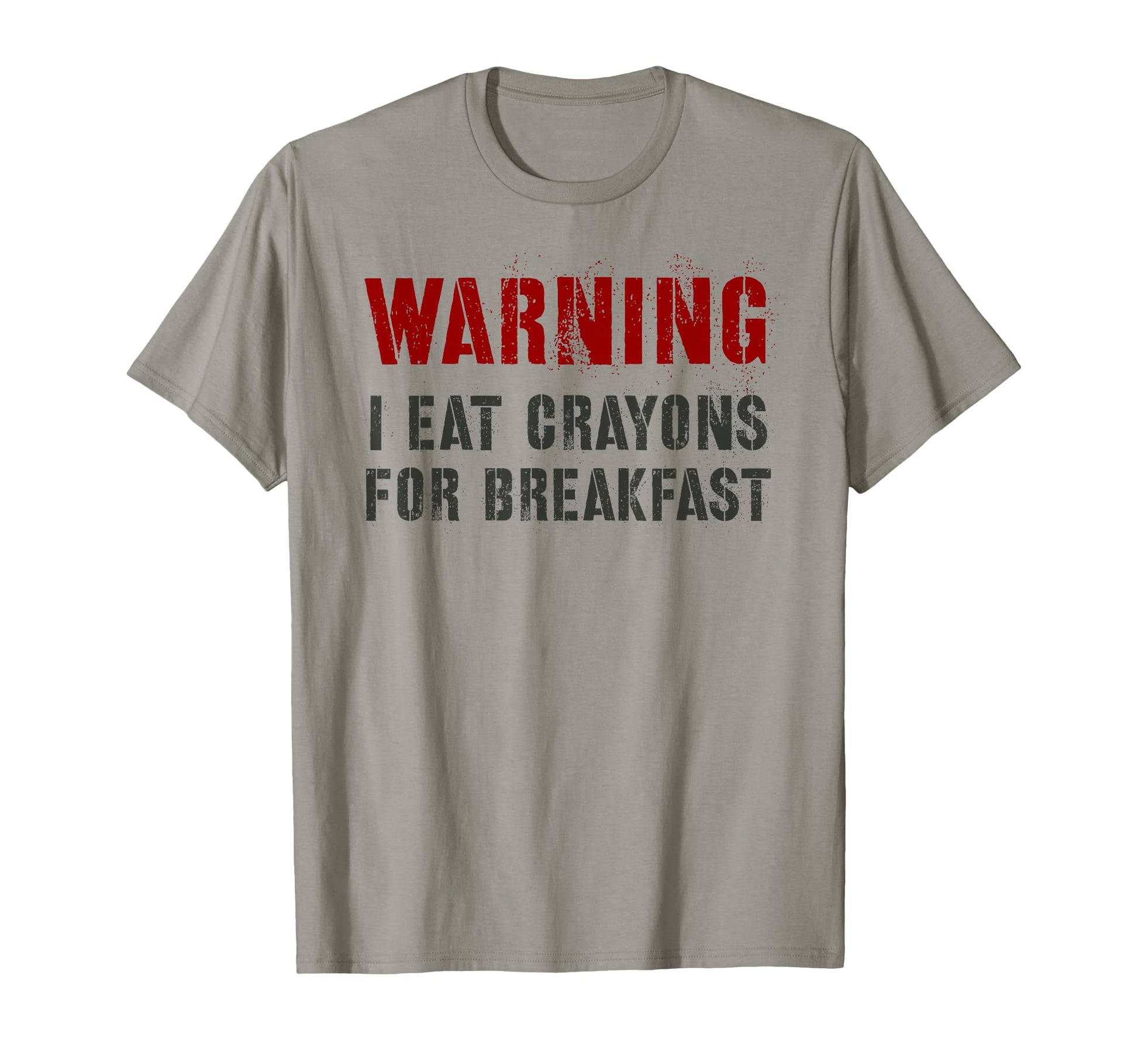 Grumpy Eater I Eat Crayons Dad Soldier T-Shirt - Aesthetic Graphic Unisex - T-Shirt, Sweatshirt, Hoodie