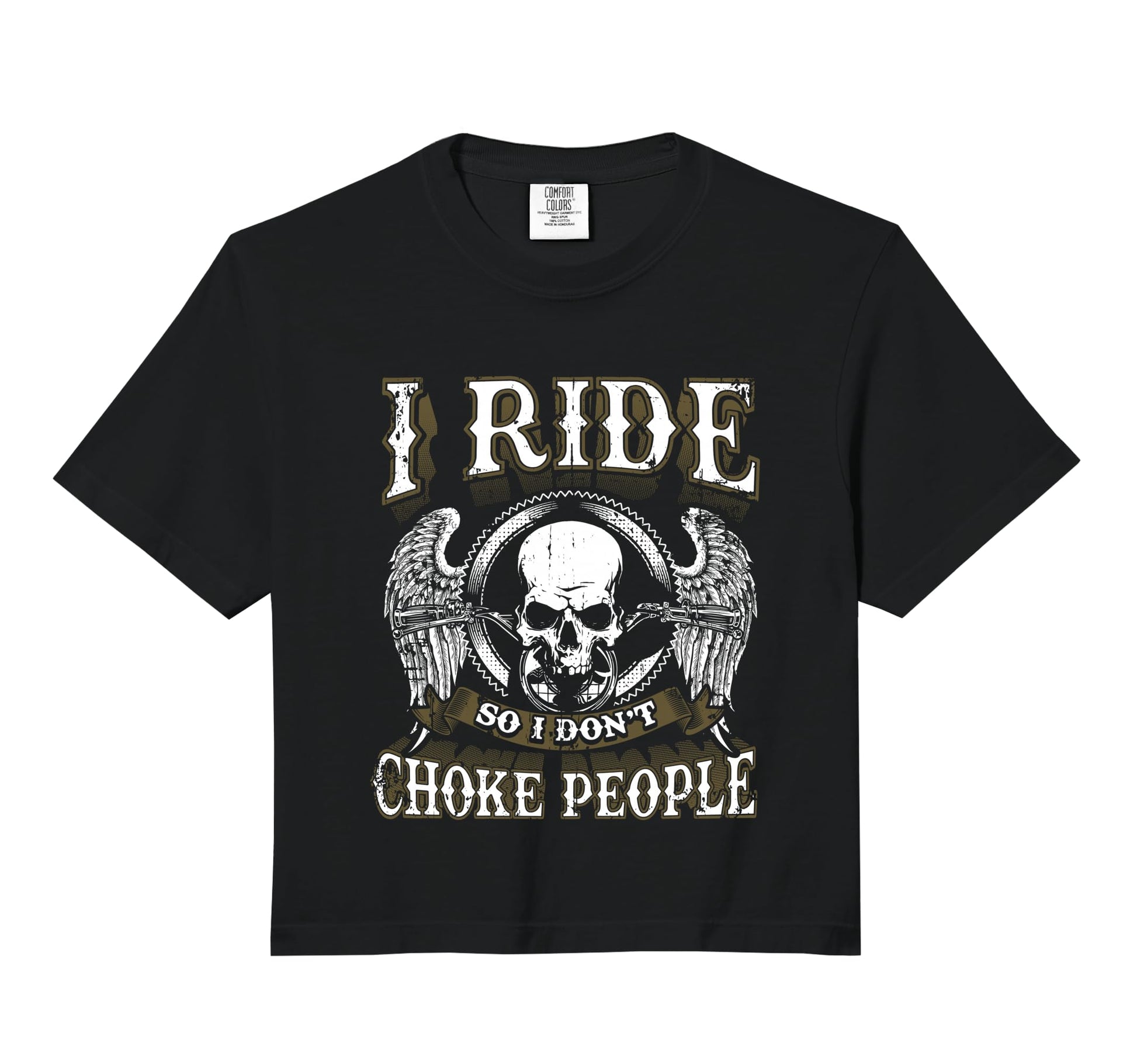 Ride Choke People Biker Wings Sweatshirt - Custom Art Print Men Women - T-Shirt, Sweatshirt, Hoodie