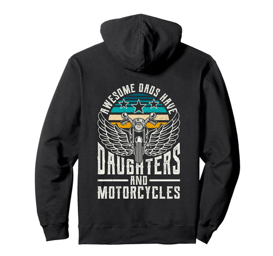 Awesome Dads Have Daughters And Hoodie - Minimalist Print for Adults - T-Shirt, Sweatshirt, Hoodie