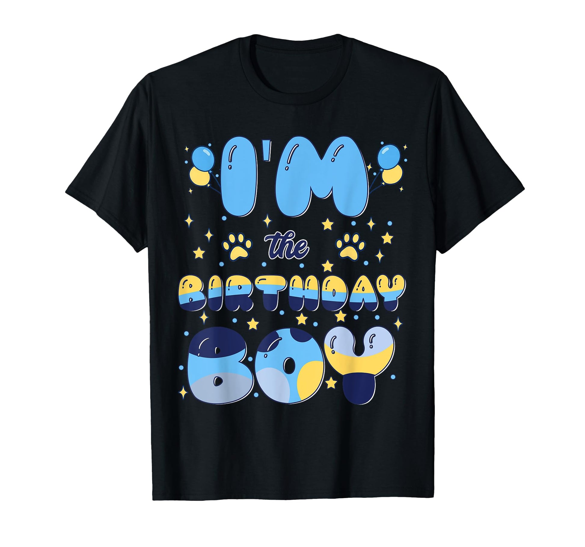 Im Birthday Blue Dog Theme Party Family T-Shirt - Graphic Print for Adults - T-Shirt, Sweatshirt, Hoodie