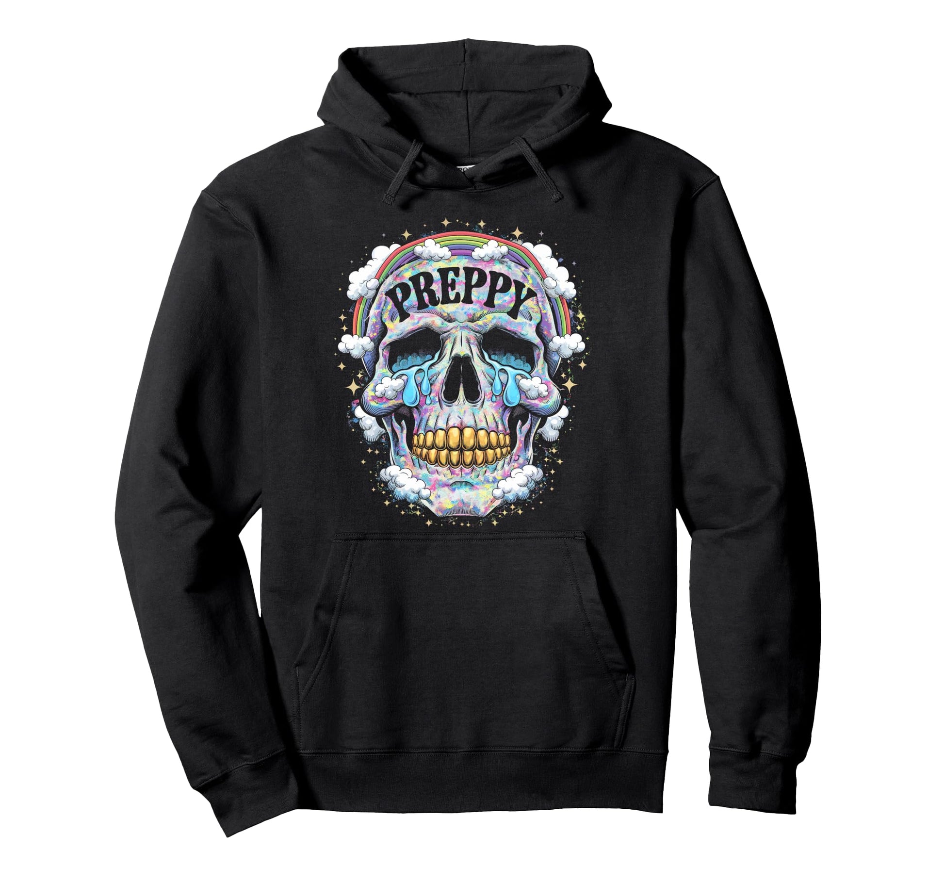 Gothic Mens Womens Tops Skeleton Meme Hoodie - Casual Everyday Wear Unisex - T-Shirt, Sweatshirt, Hoodie