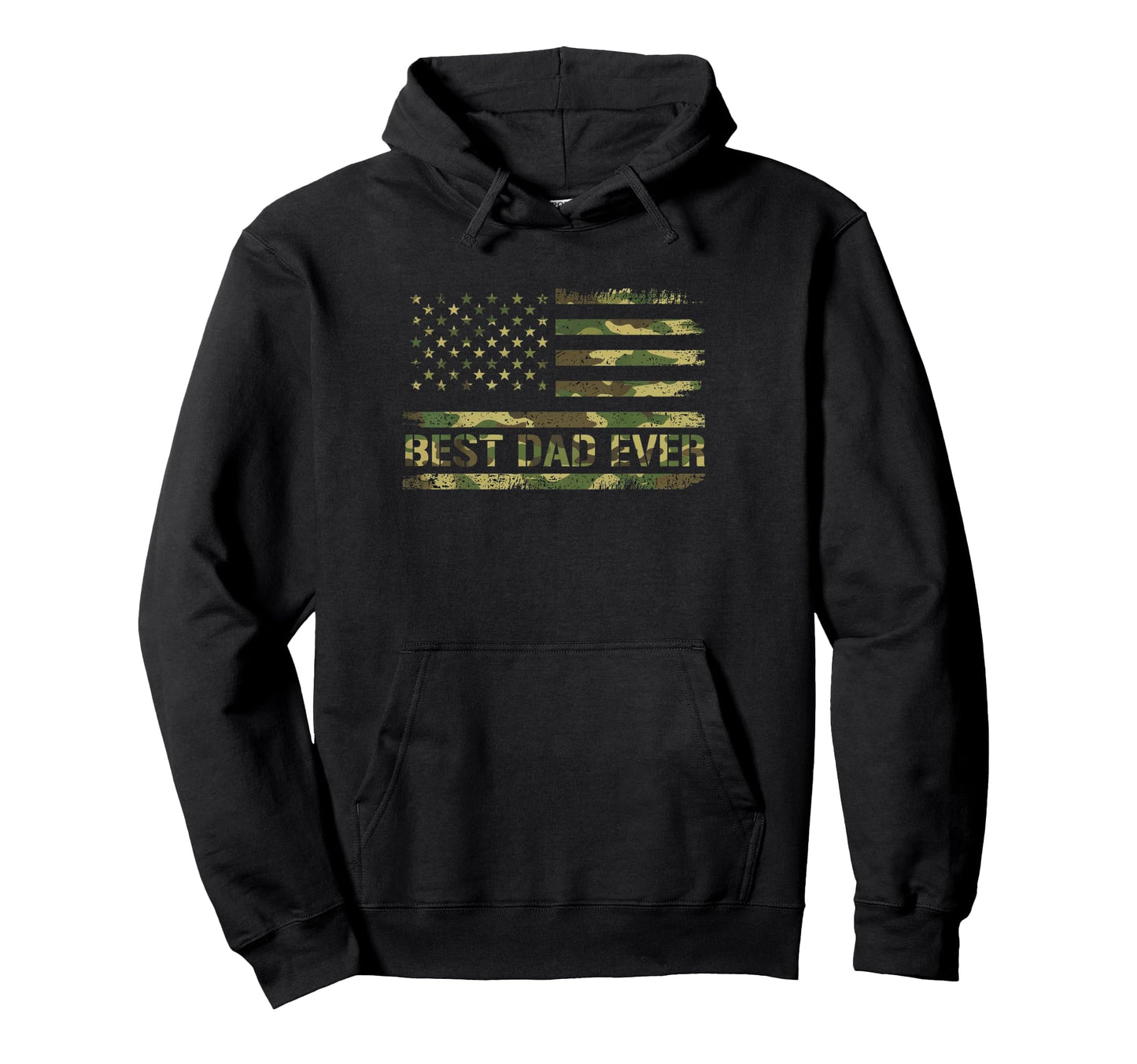 Best Dad Ever Us American Flag Fathers Hoodie - Aesthetic Graphic Unisex - T-Shirt, Sweatshirt, Hoodie