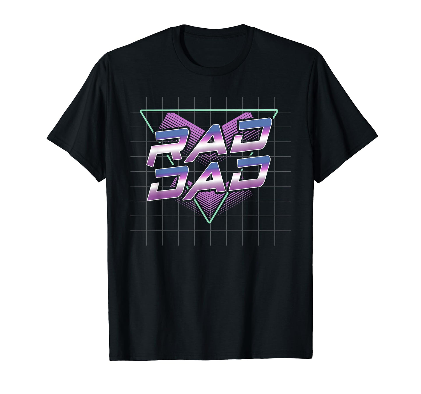 80S Dad Rad Dad Fathers Day Best T-Shirt - Novelty Apparel for Adults - T-Shirt, Sweatshirt, Hoodie