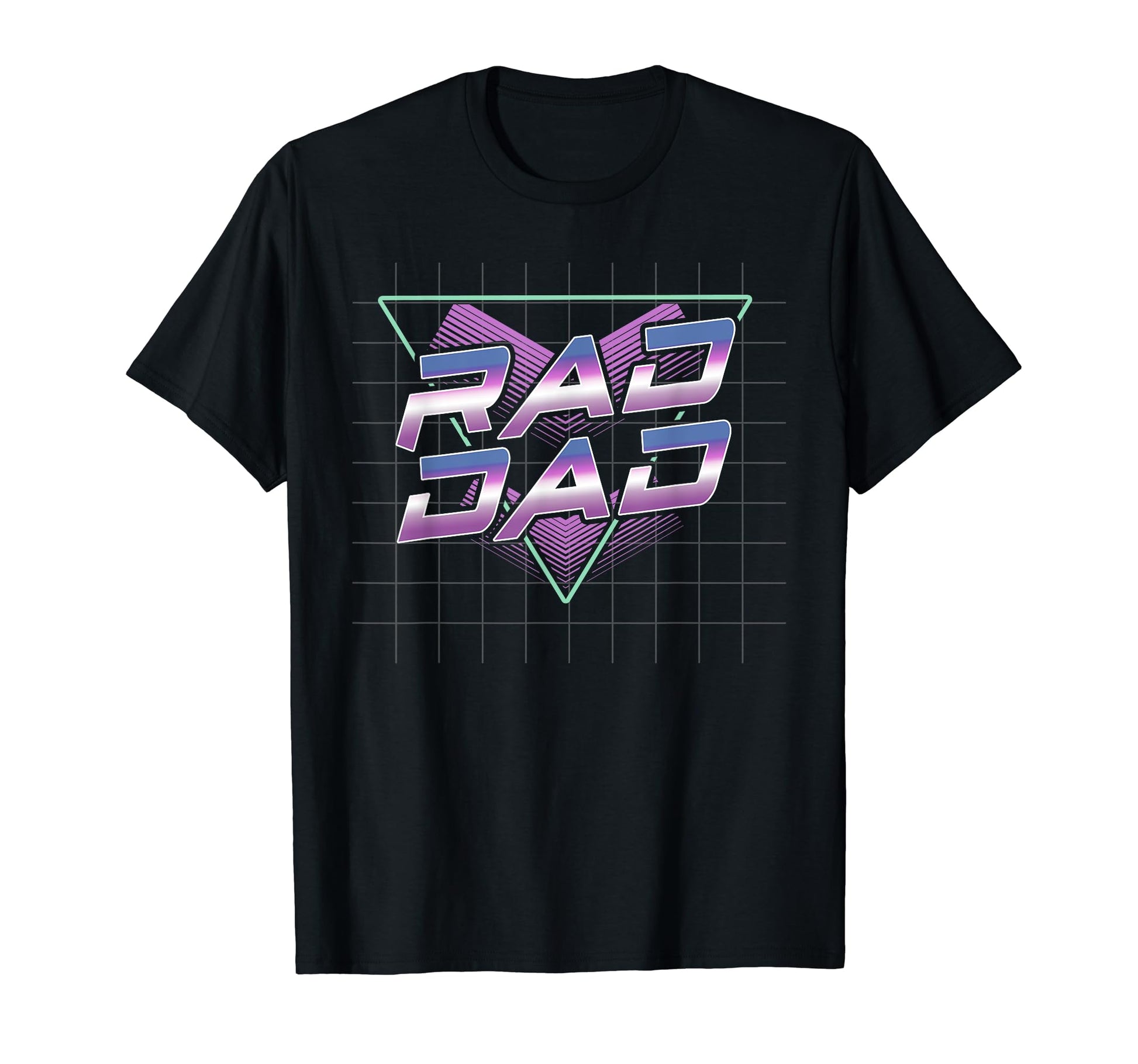 80S Dad Rad Dad Fathers Day Best T-Shirt - Novelty Apparel for Adults - T-Shirt, Sweatshirt, Hoodie
