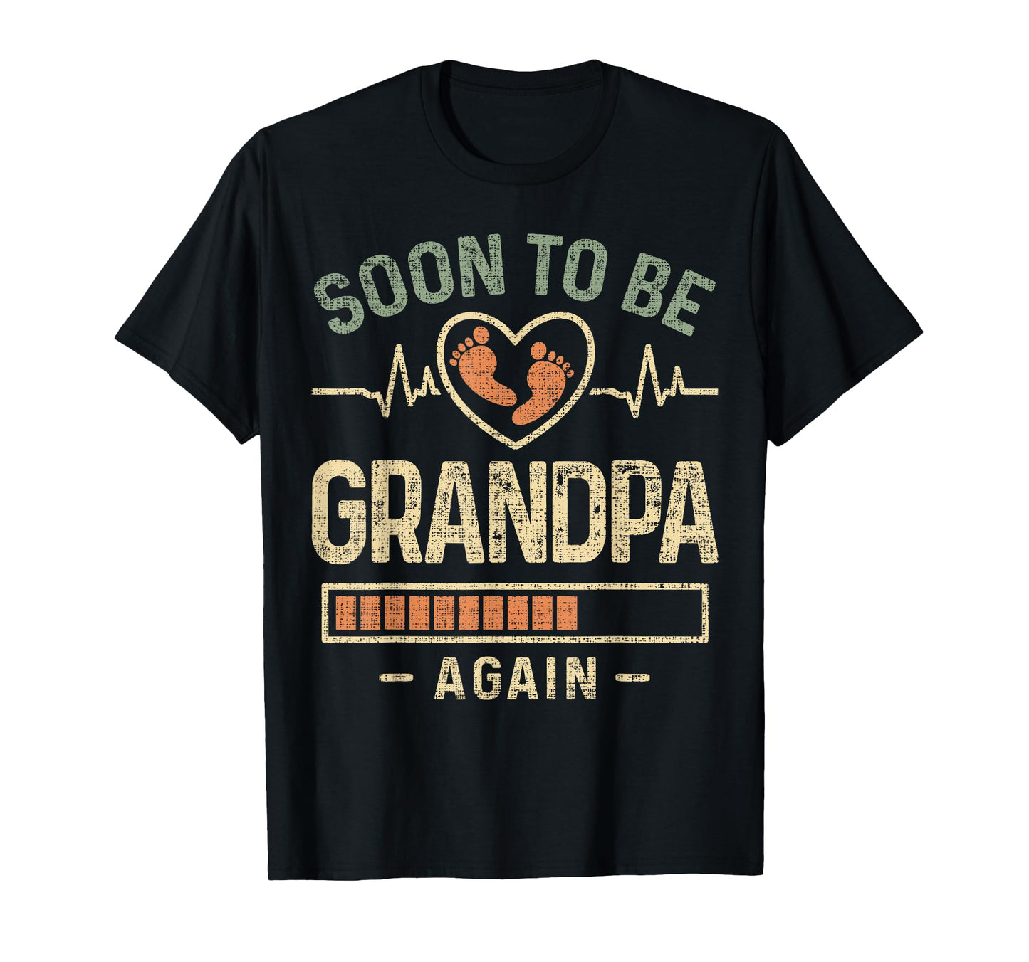 Soon To Be Grandpa Again Expecting T-Shirt - Aesthetic Graphic Men Women - T-Shirt, Sweatshirt, Hoodie