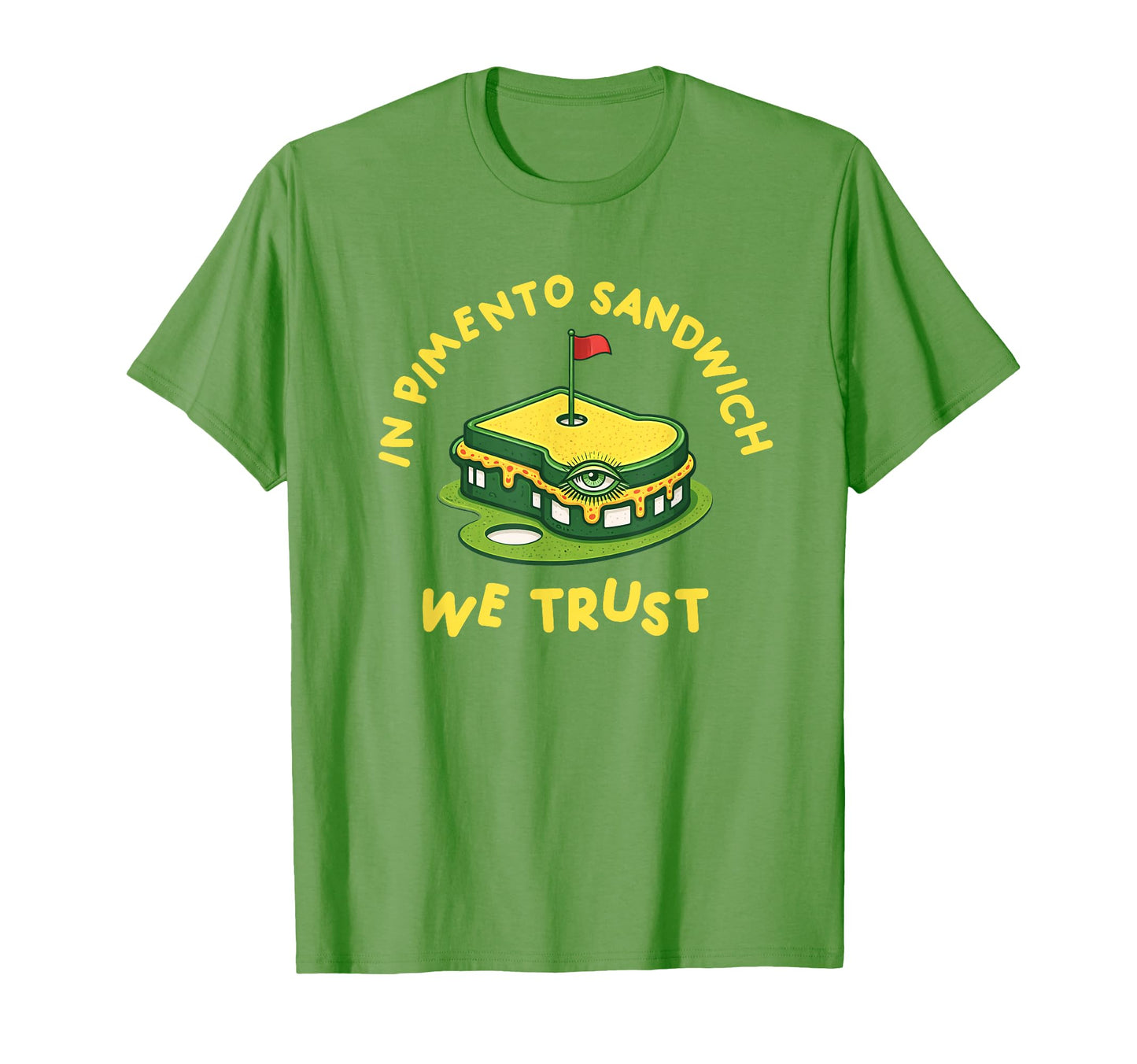 Pimento Cheese Sandwich Golf Dad T-Shirt - Casual Everyday Wear for Adults - T-Shirt, Sweatshirt, Hoodie