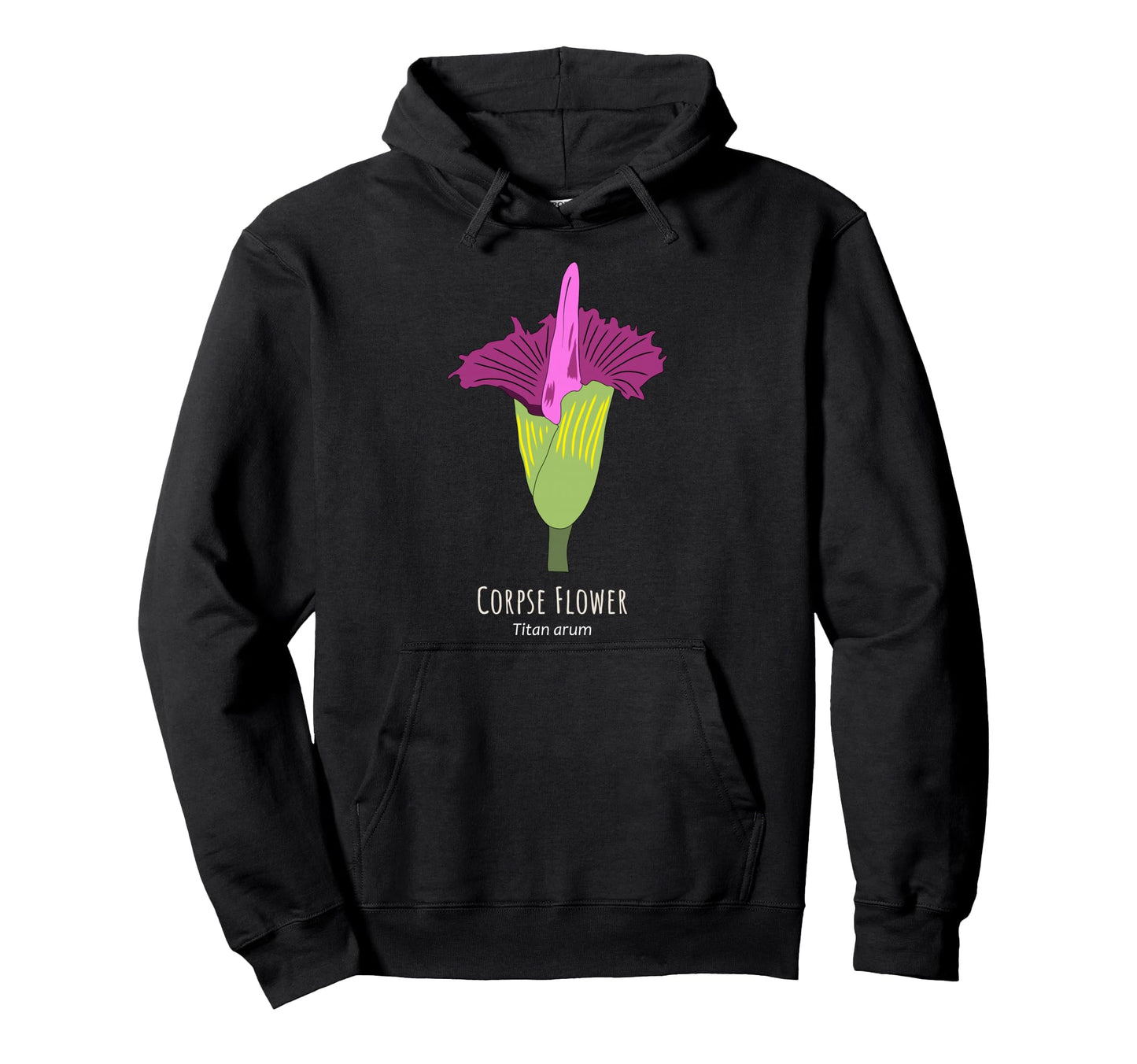 Corpse Flower Titan Aurm Gothic Flower Hoodie - Unique Graphic Men Women - T-Shirt, Sweatshirt, Hoodie