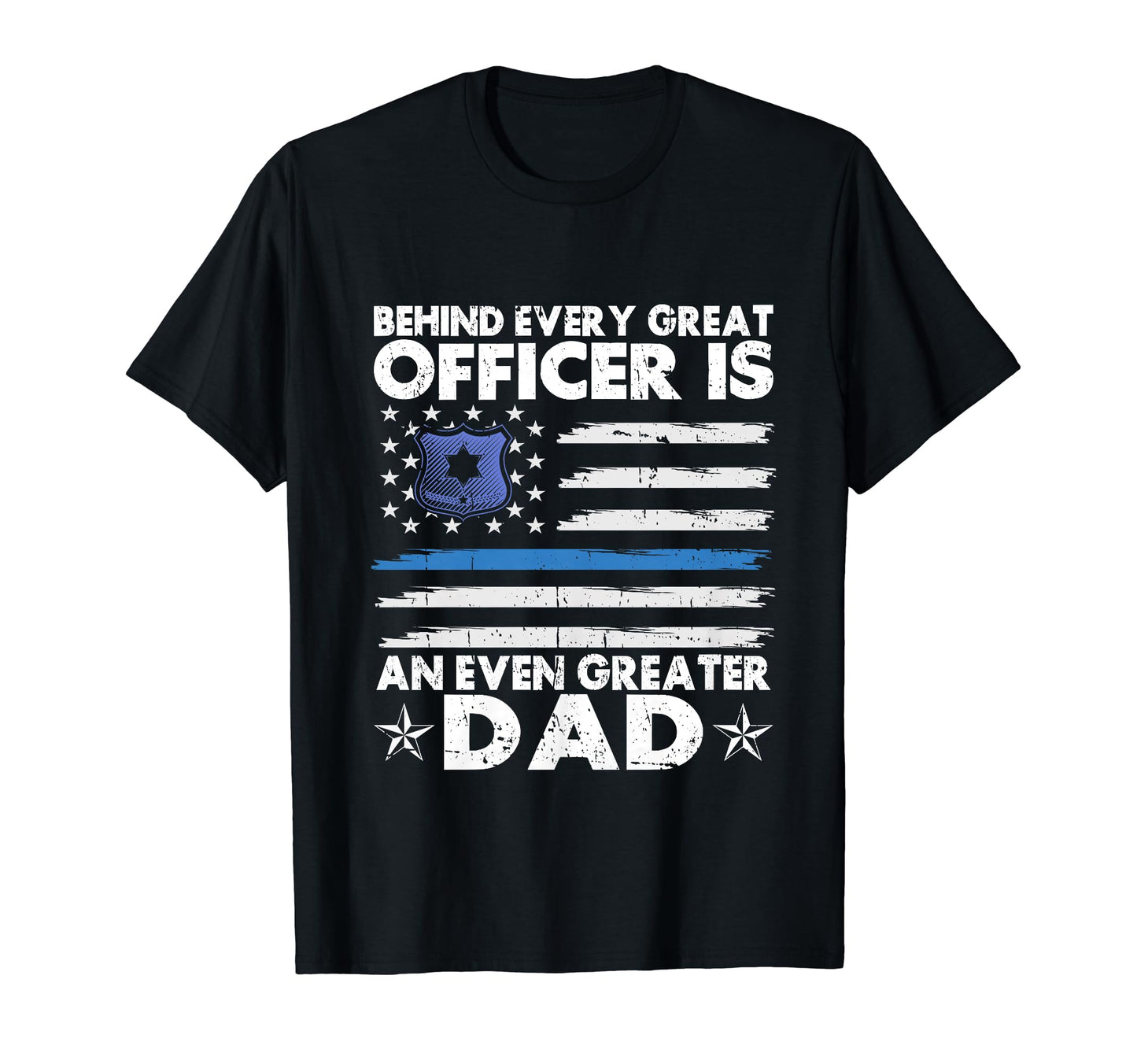 Behind Every Great Officer Is Even T-Shirt - Fun Novelty Design Unisex - T-Shirt, Sweatshirt, Hoodie