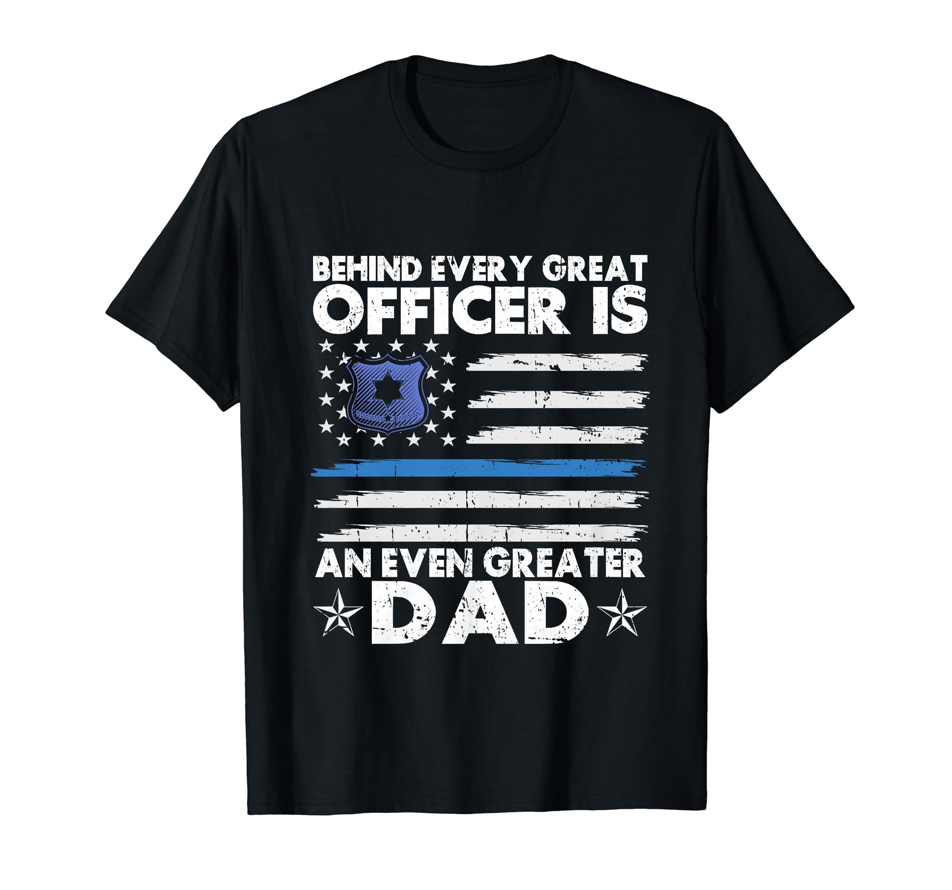 Behind Every Great Officer Is Even T-Shirt - Fun Novelty Design Unisex - T-Shirt, Sweatshirt, Hoodie