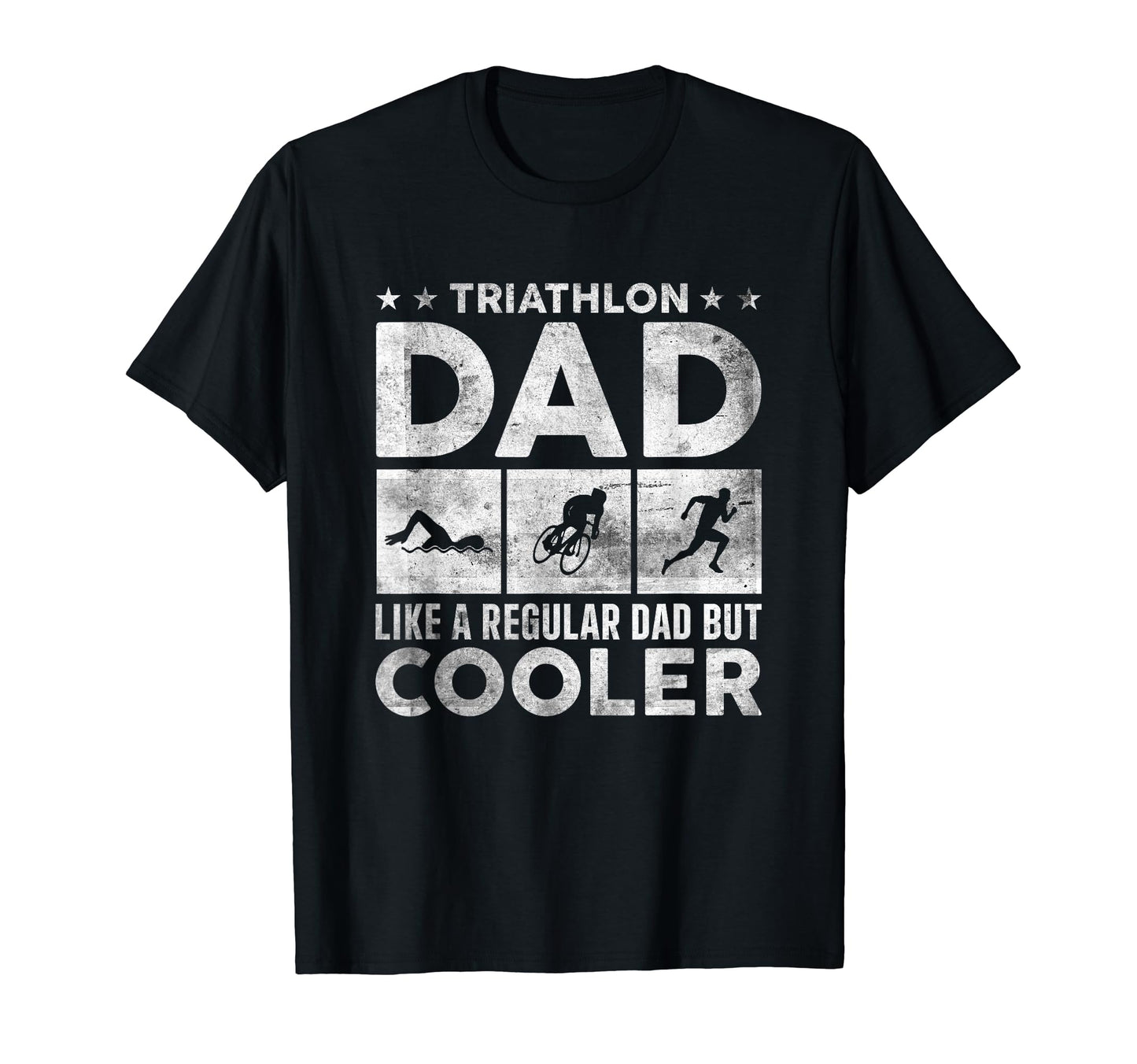 Funny Triathlon Dad Swim Bike Run T-Shirt - Novelty Apparel Men Women - T-Shirt, Sweatshirt, Hoodie