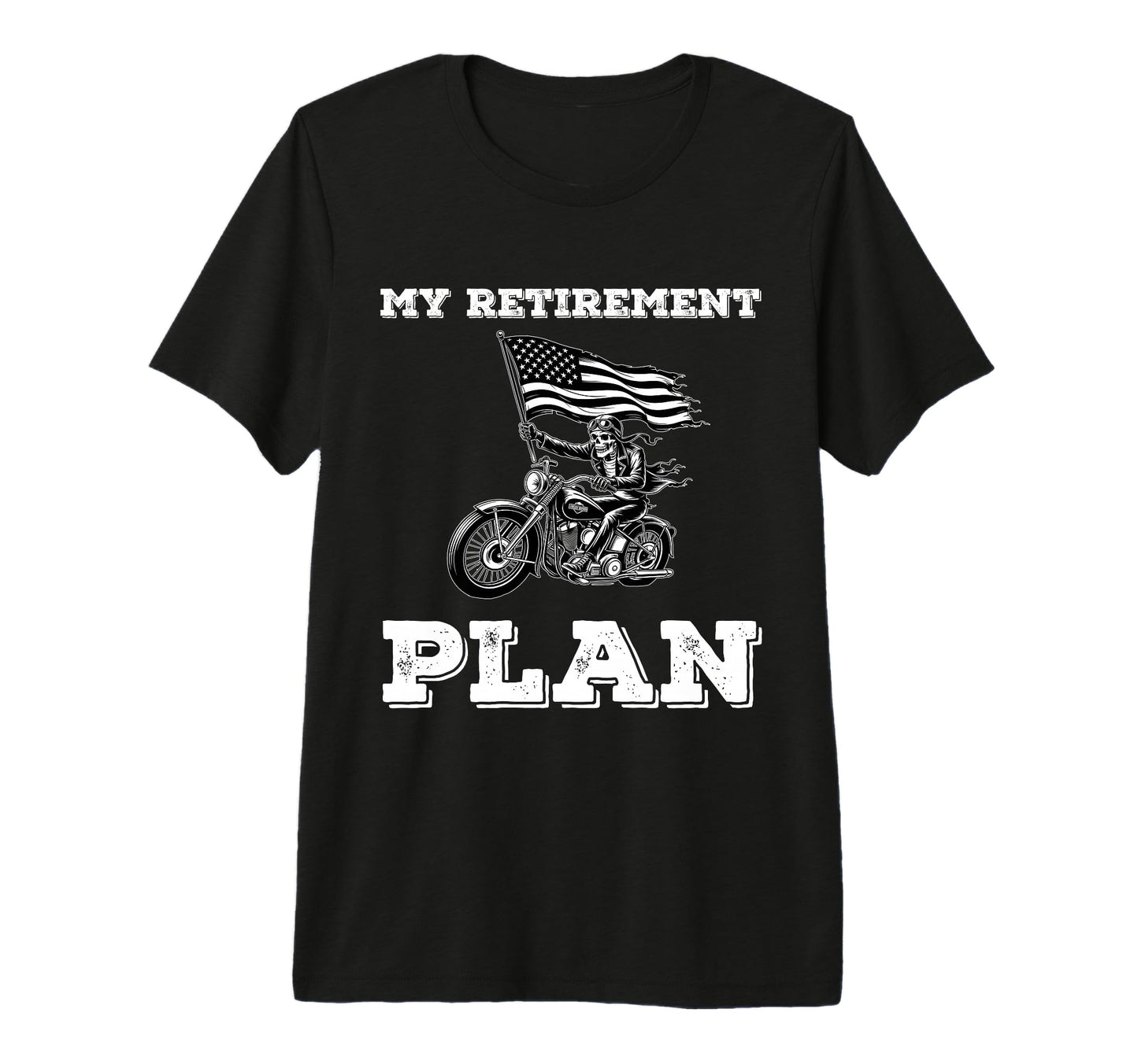 Skeleton Biker Motorcycle Dad Funny T-Shirt - Minimalist Print Unisex - T-Shirt, Sweatshirt, Hoodie