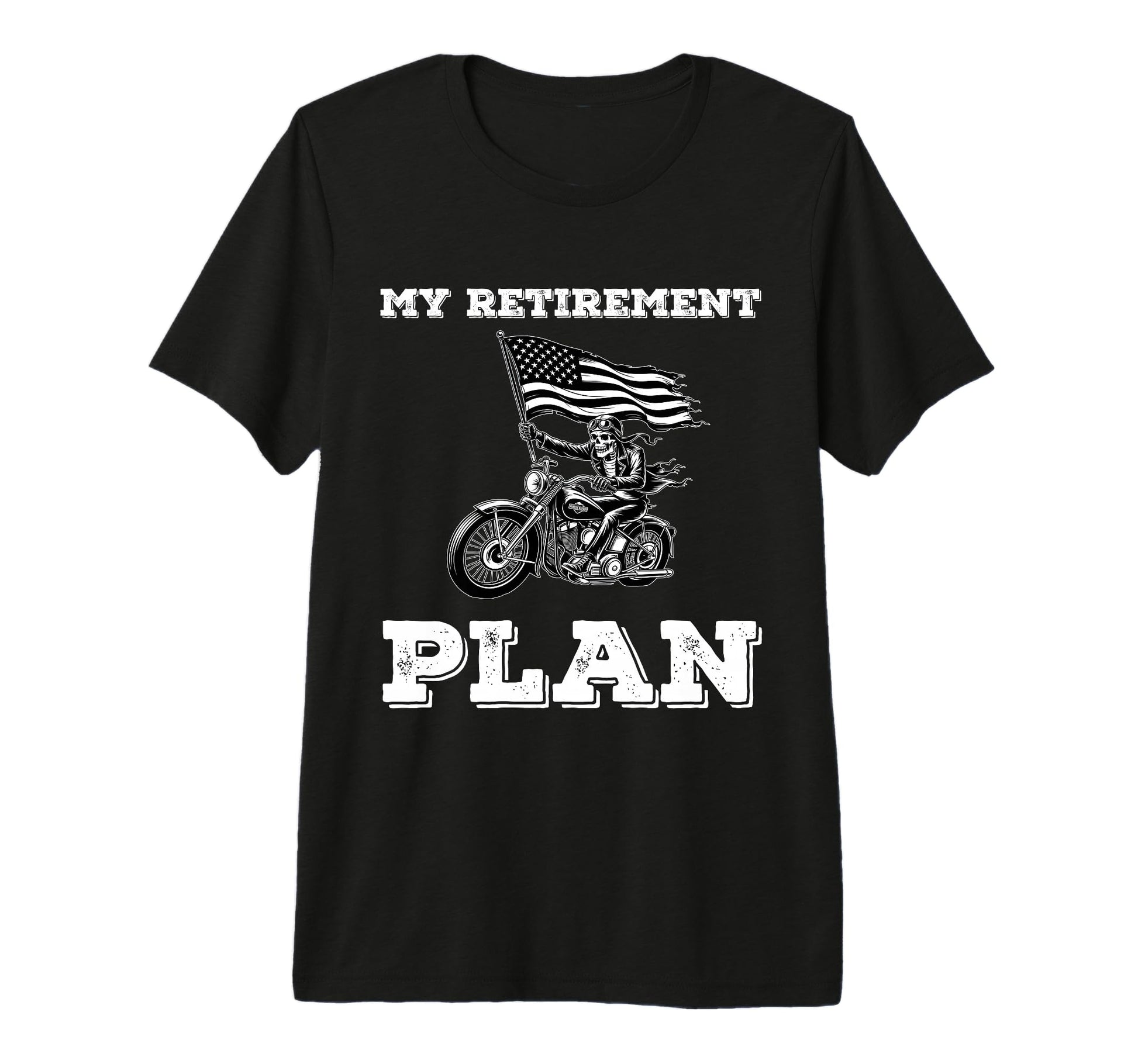 Skeleton Biker Motorcycle Dad Funny T-Shirt - Minimalist Print Unisex - T-Shirt, Sweatshirt, Hoodie
