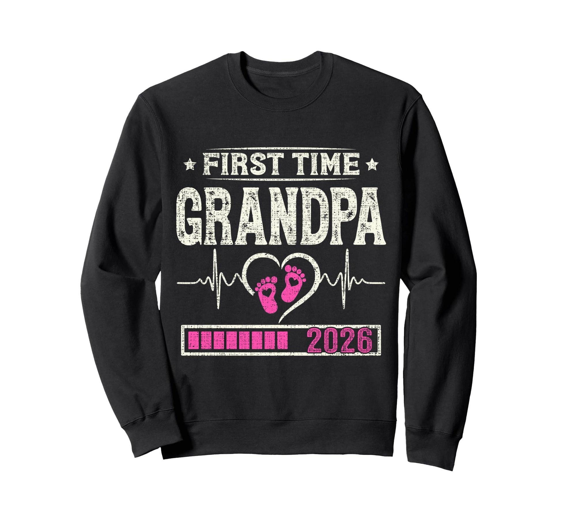 First Time Grandpa 2026 Expecting Sweatshirt - Minimalist Print Unisex - T-Shirt, Sweatshirt, Hoodie