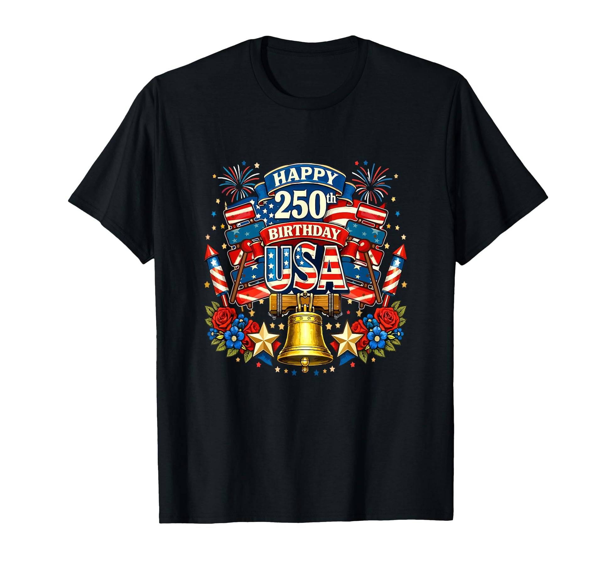 Happy 250Th Birthday Usa 4Th July Us T-Shirt - Aesthetic Graphic Men Women - T-Shirt, Sweatshirt, Hoodie