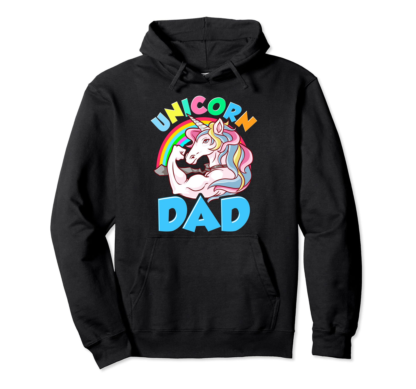 Awesome Unicorn Dad Unicorn Dads Hoodie - Fun Novelty Design Men Women - T-Shirt, Sweatshirt, Hoodie