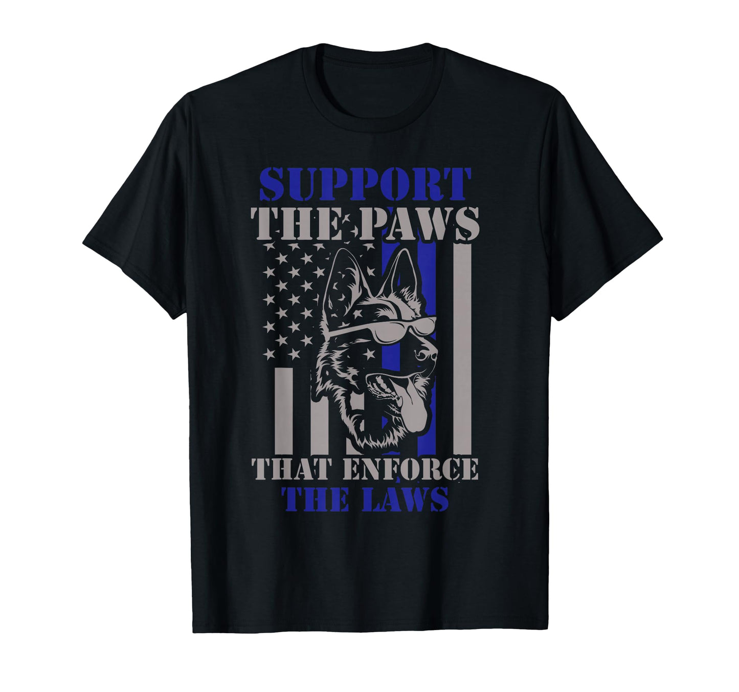 Funny Dog Usa German Shepherd Dog T-Shirt - Fun Novelty Design Unisex - T-Shirt, Sweatshirt, Hoodie