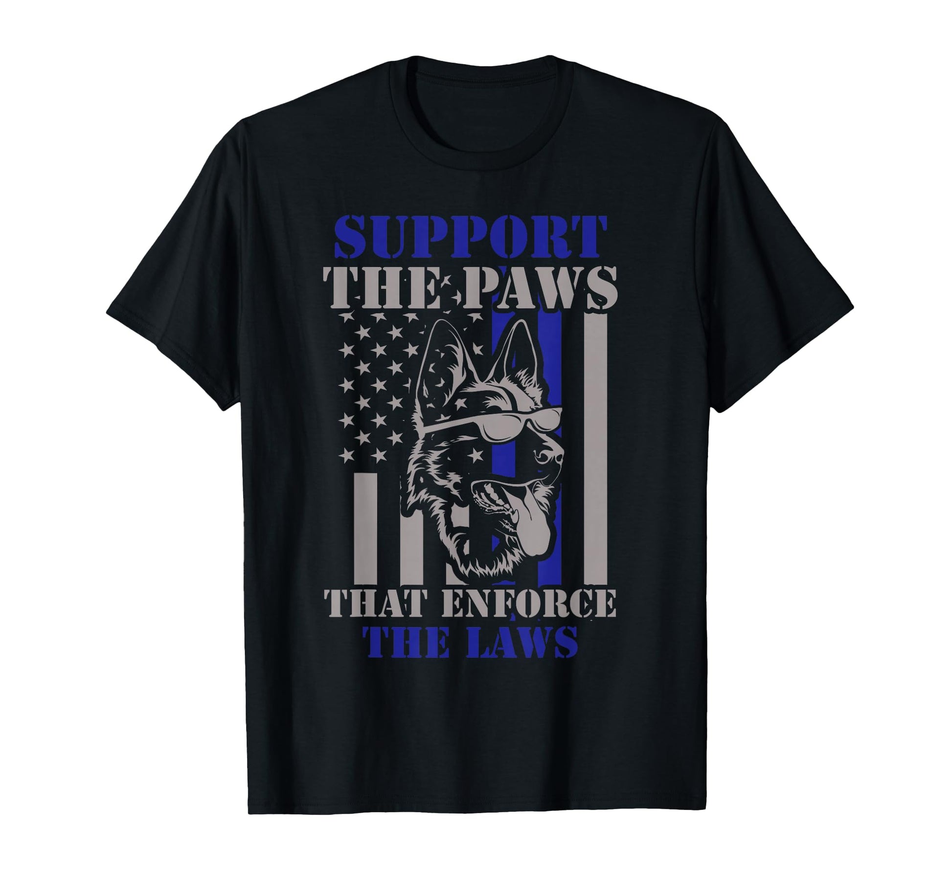 Funny Dog Usa German Shepherd Dog T-Shirt - Fun Novelty Design Unisex - T-Shirt, Sweatshirt, Hoodie