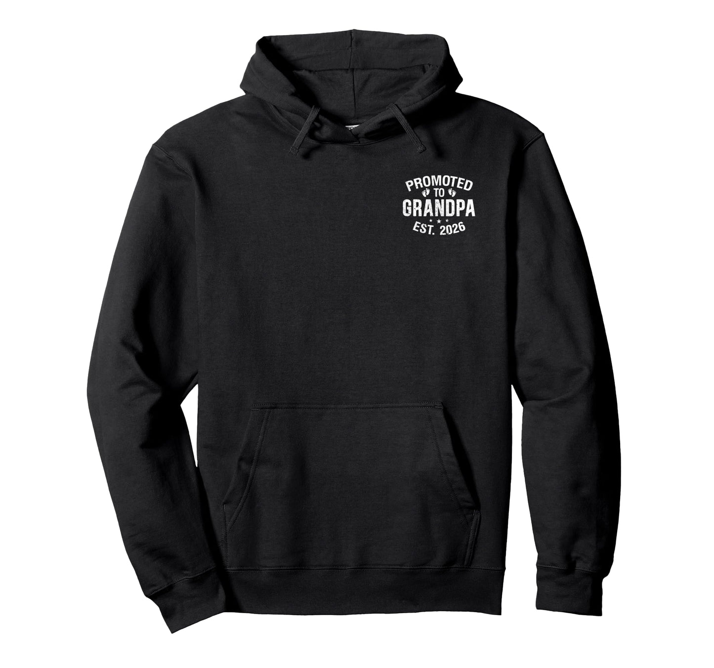 Promoted To Grandpa Est 2026 Grandpa Hoodie - Custom Art Print Men Women - T-Shirt, Sweatshirt, Hoodie