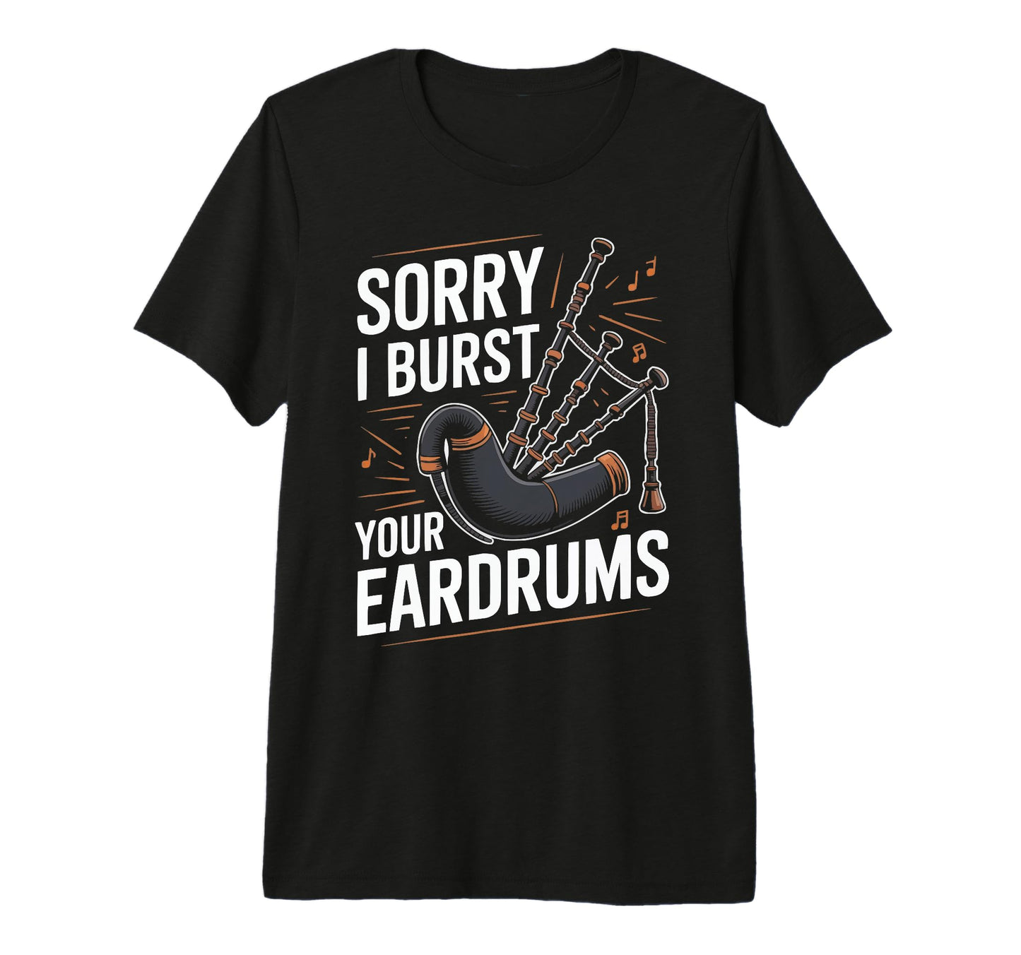 Bagpipe Player Musical Instrument T-Shirt - Aesthetic Graphic for Adults - T-Shirt, Sweatshirt, Hoodie