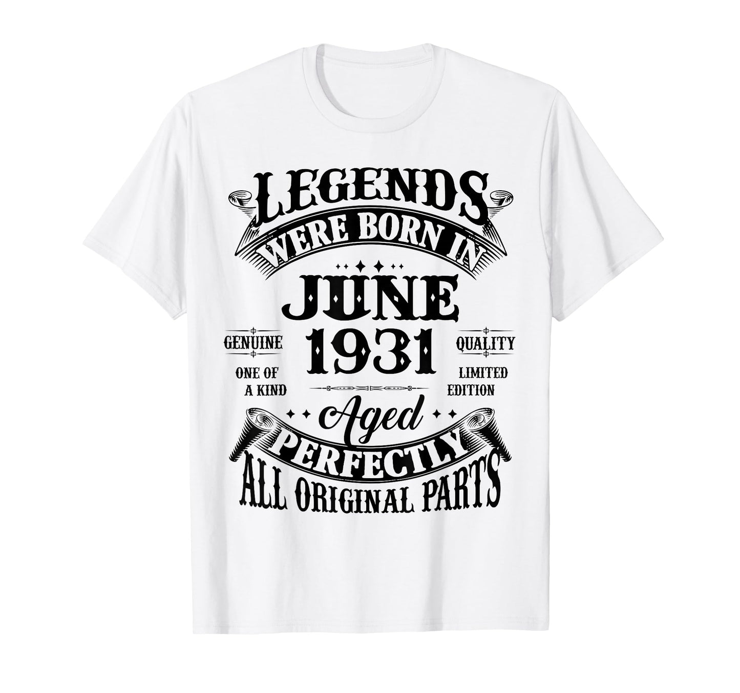 95Th Birthday Gift Legend Born June T-Shirt - Novelty Apparel Men Women - T-Shirt, Sweatshirt, Hoodie