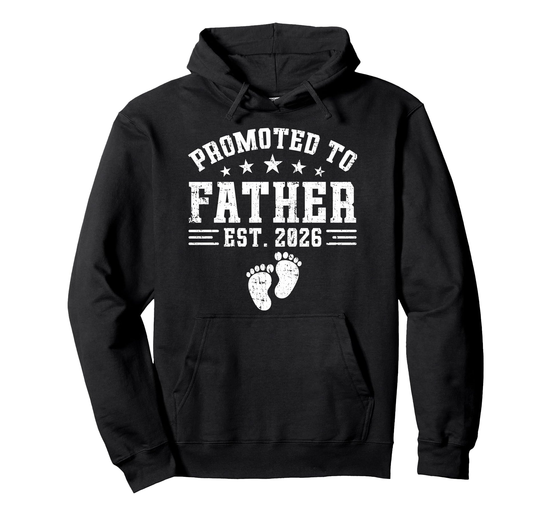 Father Est 2026 Promoted To Father Hoodie - Custom Art Print Unisex - T-Shirt, Sweatshirt, Hoodie