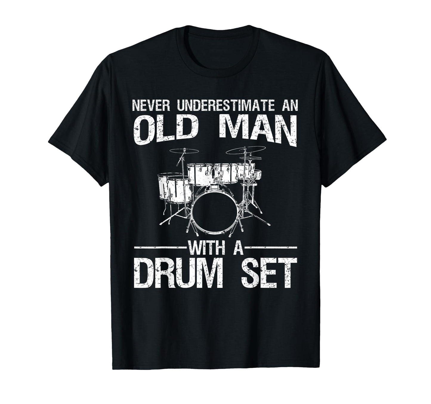 Drummer Art Dad Drum Set Player Drum Kit T-Shirt - Custom Art Print Unisex - T-Shirt, Sweatshirt, Hoodie