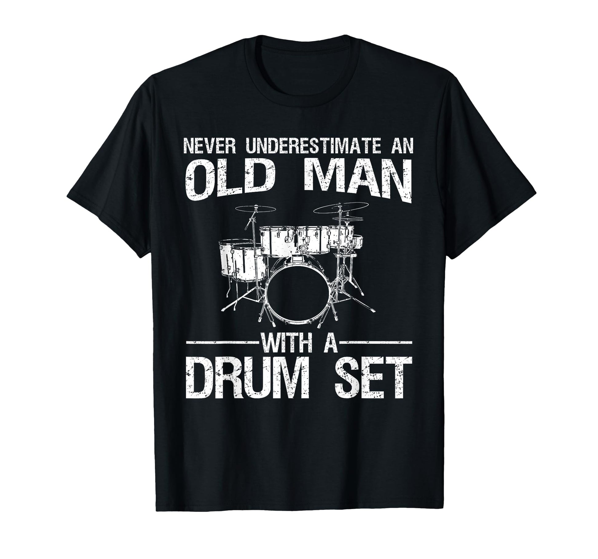 Drummer Art Dad Drum Set Player Drum Kit T-Shirt - Custom Art Print Unisex - T-Shirt, Sweatshirt, Hoodie
