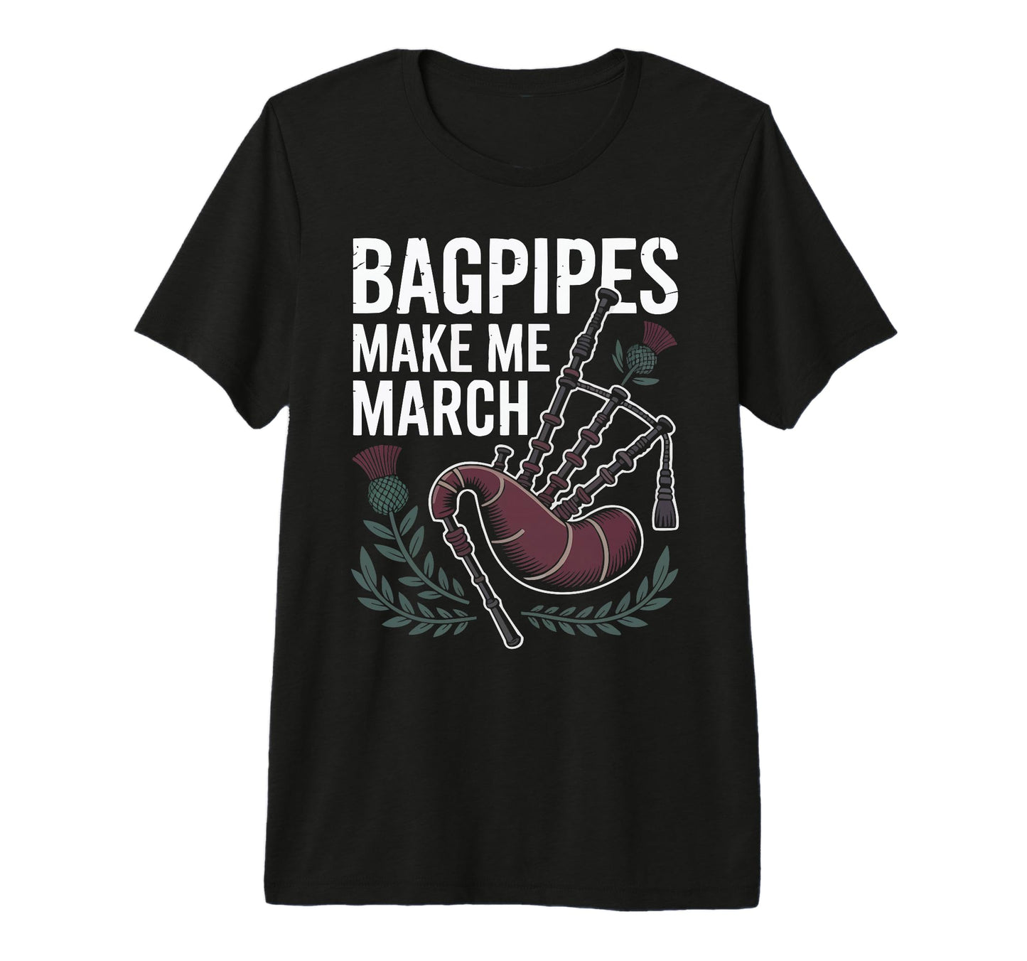 Bagpipe Player Musical Instrument T-Shirt - Novelty Apparel Unisex - T-Shirt, Sweatshirt, Hoodie