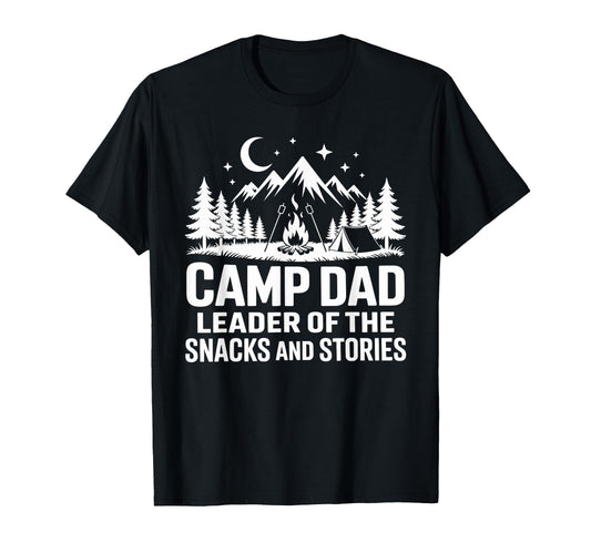 Camp Dad Camper Camping And Nature Lovers T-Shirt - Unique Graphic Unisex - T-Shirt, Sweatshirt, Hoodie