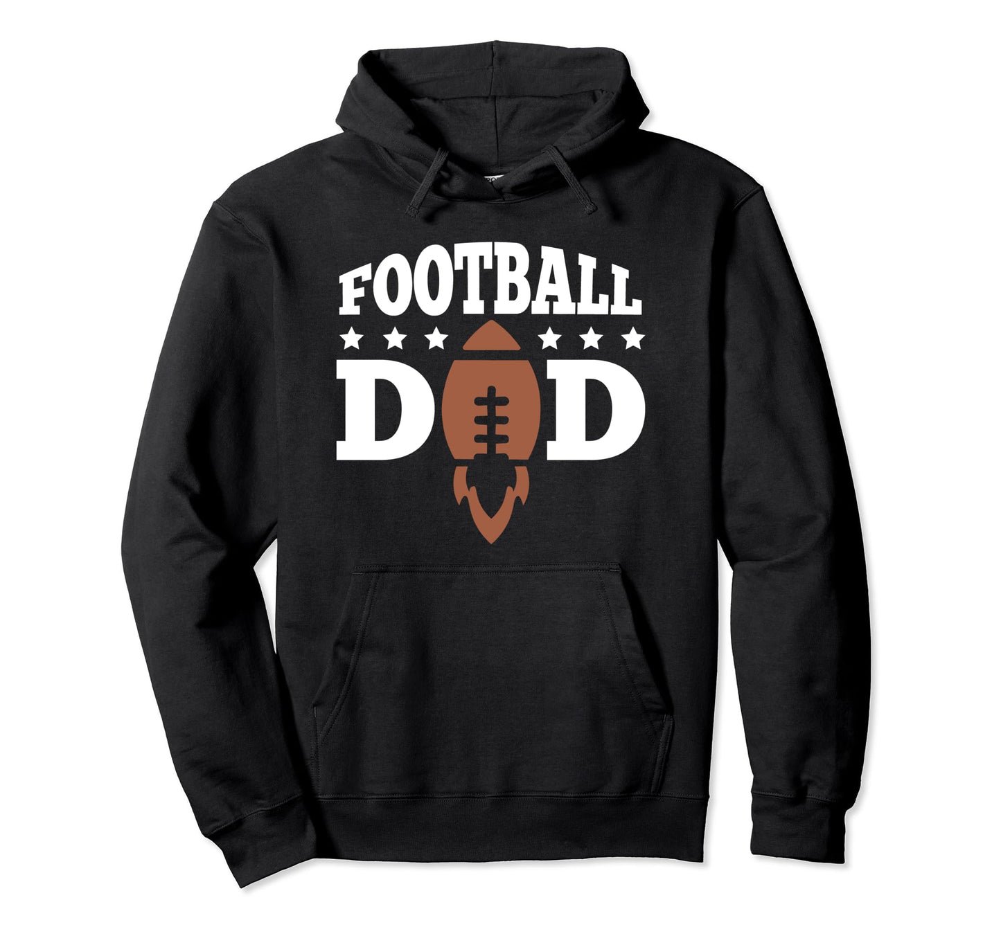 Funny Football Soccer Game Day Dad Hoodie - Minimalist Print for Adults - T-Shirt, Sweatshirt, Hoodie